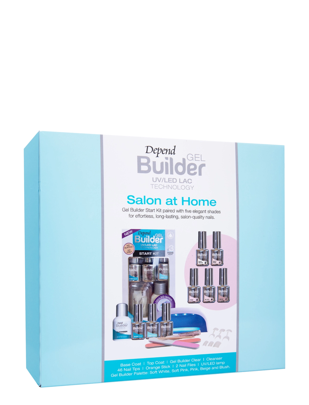 Depend Cosmetic Gel Builder Salon at Home - Vaata kõiki - GEL BUILDER SALON AT HOME / clear