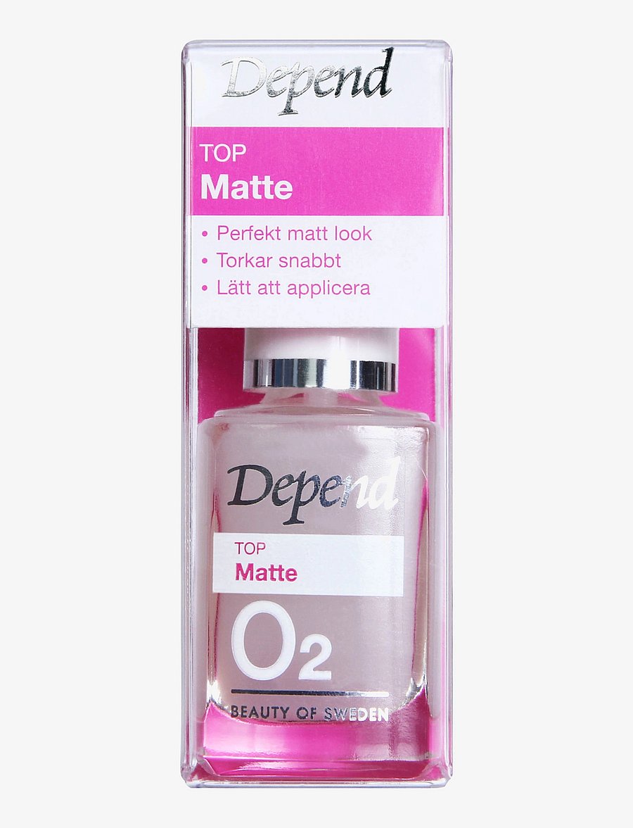 Depend Cosmetic - Top Matte 11ml - förðunarvörur - clear - 0