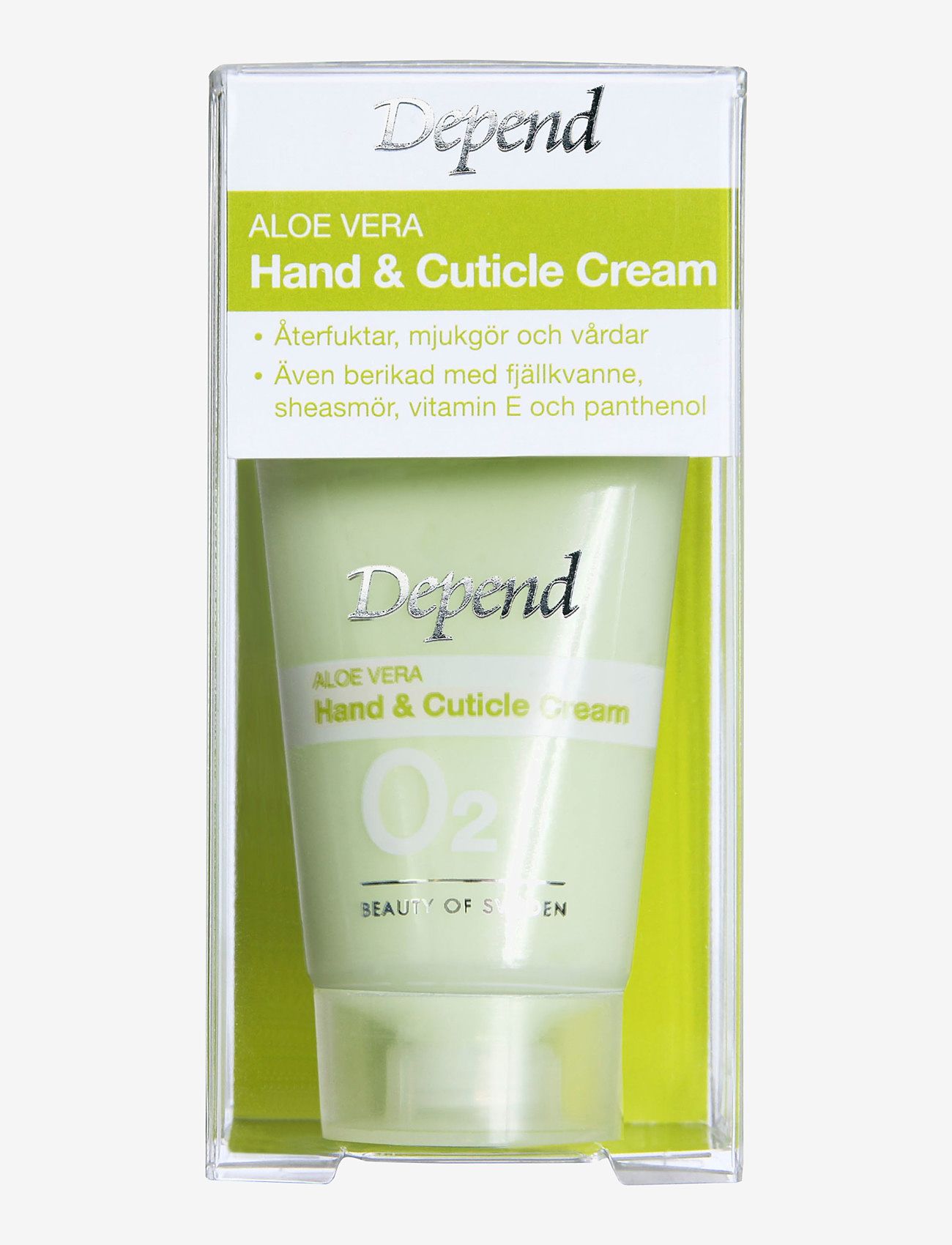 Depend Cosmetic - Aloe Vera Hand & Cuticle Cream 20ml - clear - 1