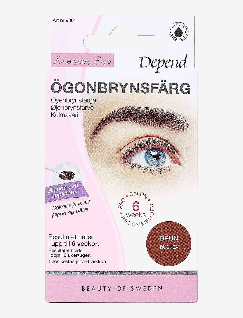 Depend Cosmetic - Ögonbrynsfärg Brun /NO/DK - förðunarvörur - brown - 0