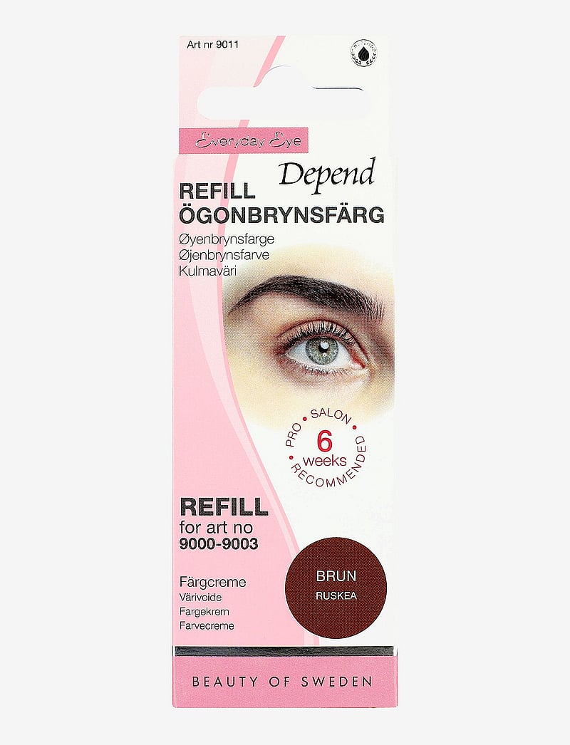 Depend Cosmetic - Refill Ögonbrynsfärg Brun /NO/DK - date night ready - brown - 0