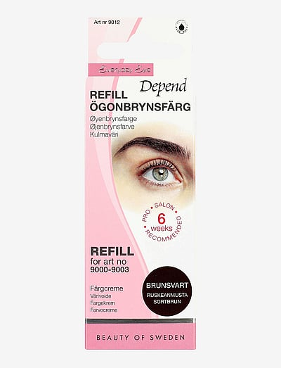 Refill öGonbrynsfäRg Brunsvart /No/Dk - øJenbrynsgel
