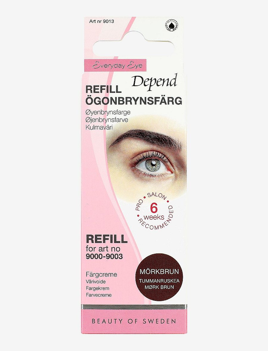 Depend Cosmetic - Refill Ögonbrynsfärg Mörkbrun /NO/DK - silmad ja kulmud - dark brown - 0