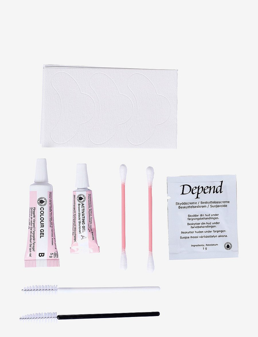 Depend Cosmetic - Frans- & Ögonbrynsfärg brun /NO/DK - silmad ja kulmud - brown - 1