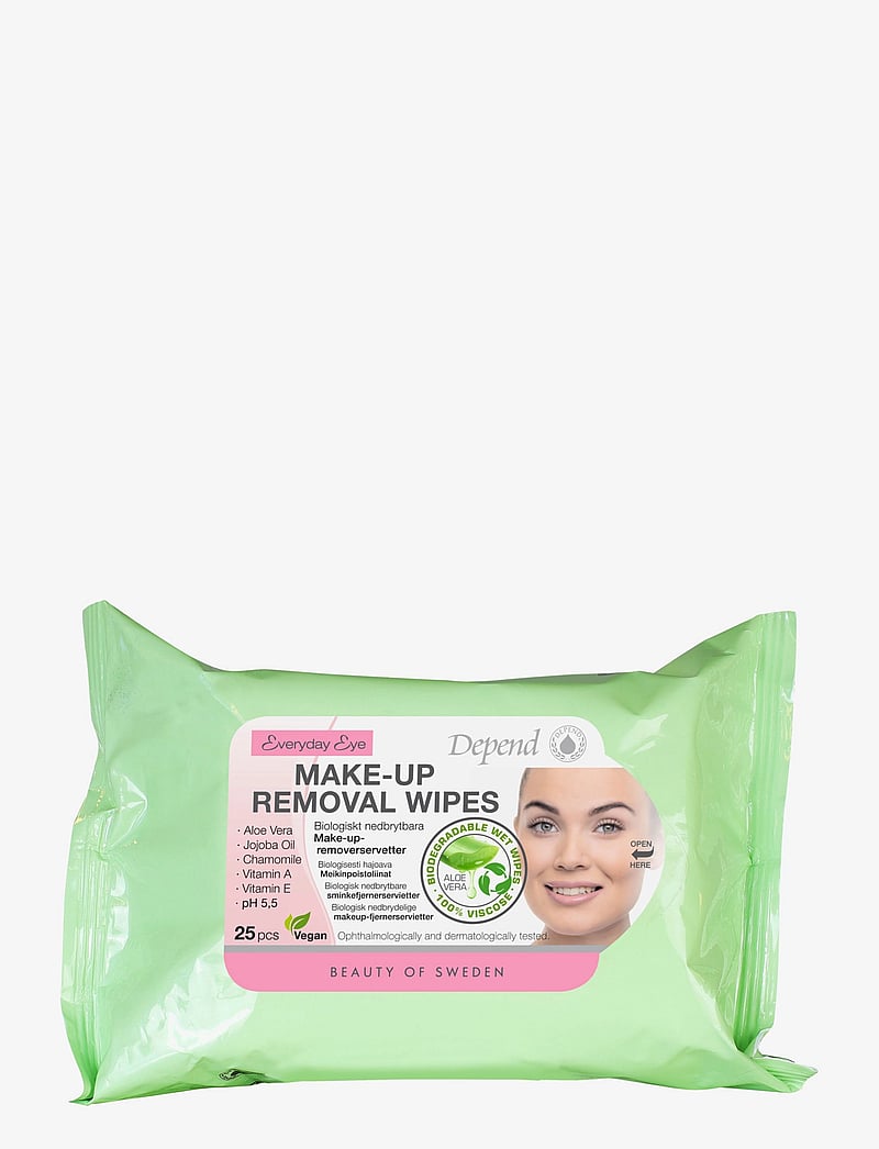 Depend Cosmetic - Make-up Removal Wipes (new single pack) - meigieemaldaja - clear - 0