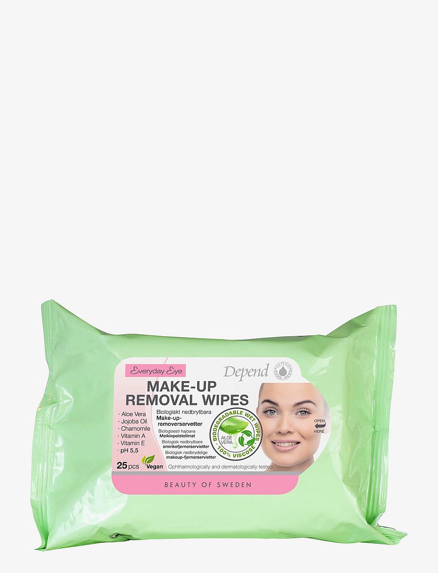 Depend Cosmetic - Make-up Removal Wipes (new single pack) - meigieemaldaja - clear - 0