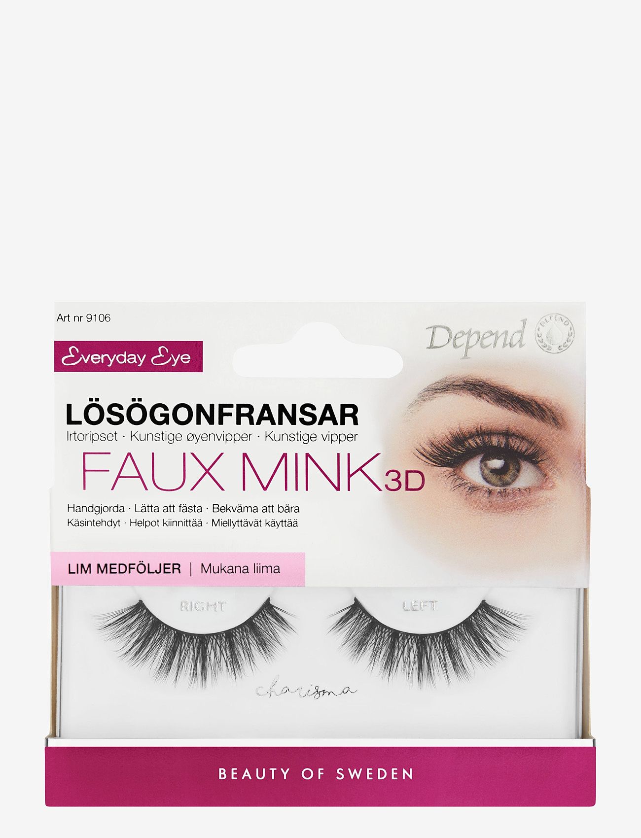 Løsvipper Faux Mink Charisma