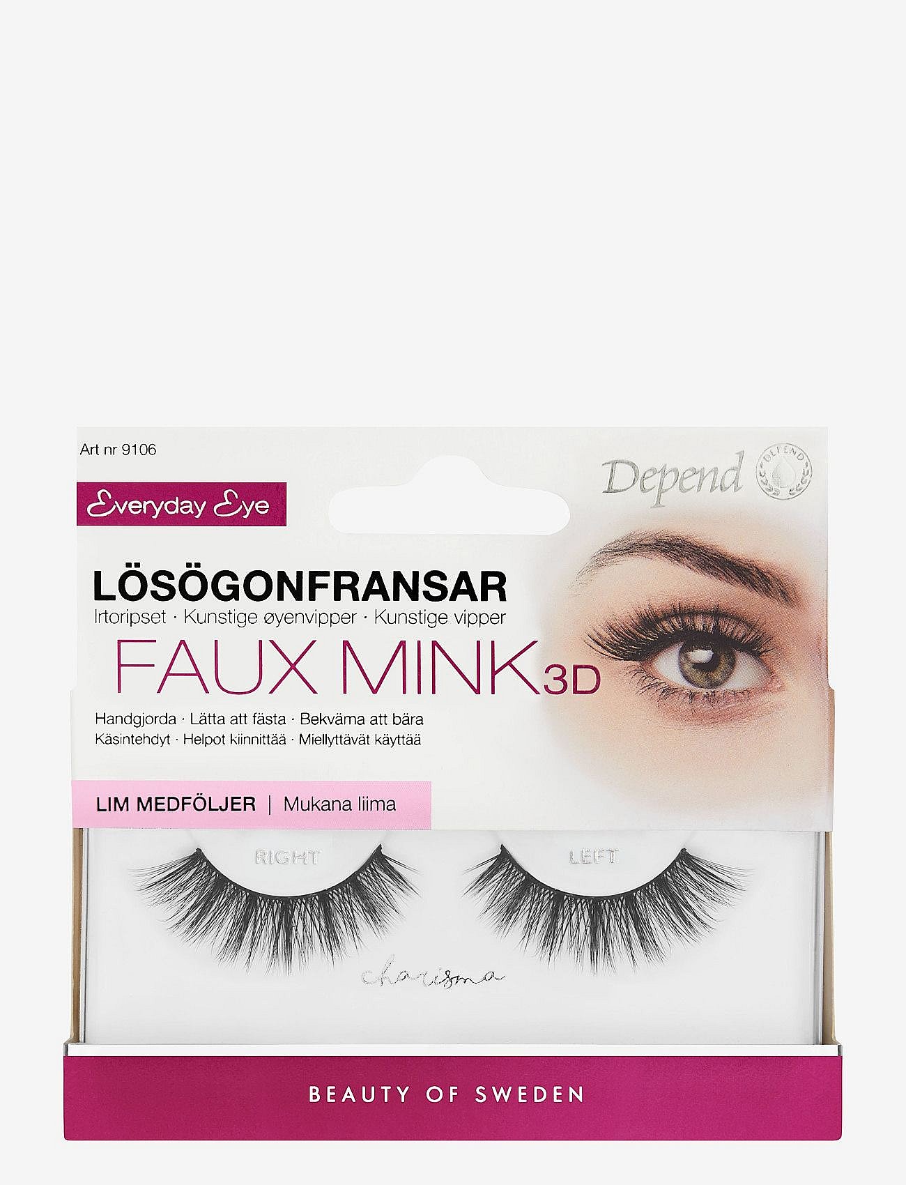 Løsvipper Faux Mink Charisma