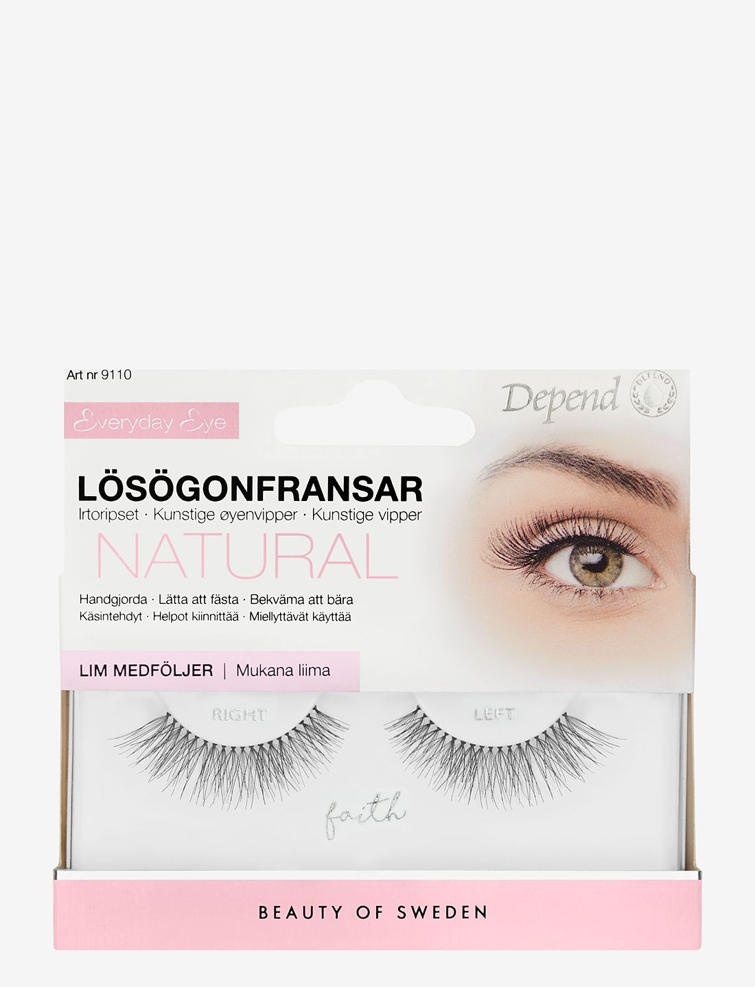 Depend Cosmetic - Lösögonfrans Faith - makeup - faith - 0