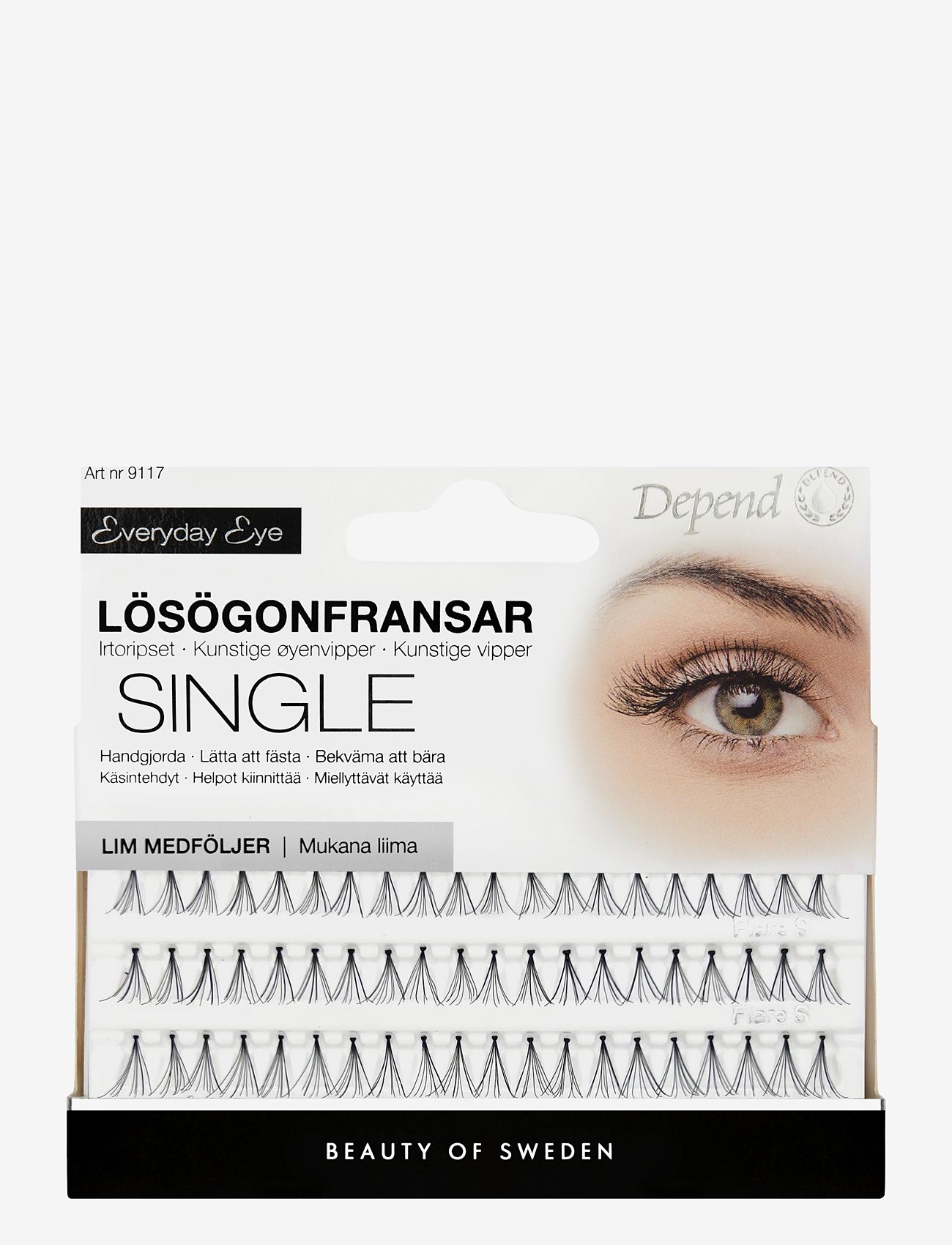 Depend Cosmetic Lösögonfrans Charm - Depend Cosmetic - CHARM / clear