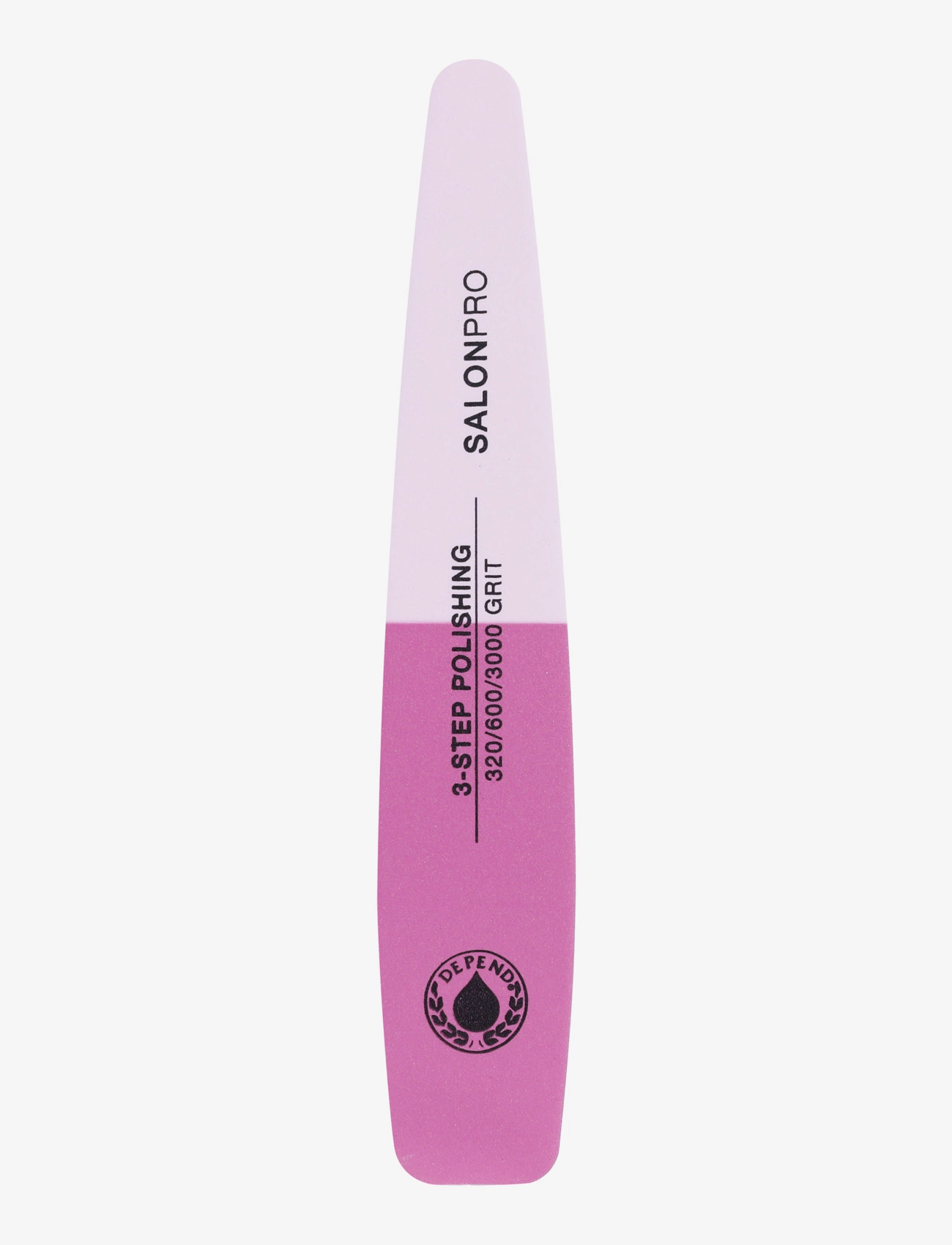 Depend Cosmetic Nail File Salonpro 3-Step Polishing, Tools, Nude, Str: ONE SIZE