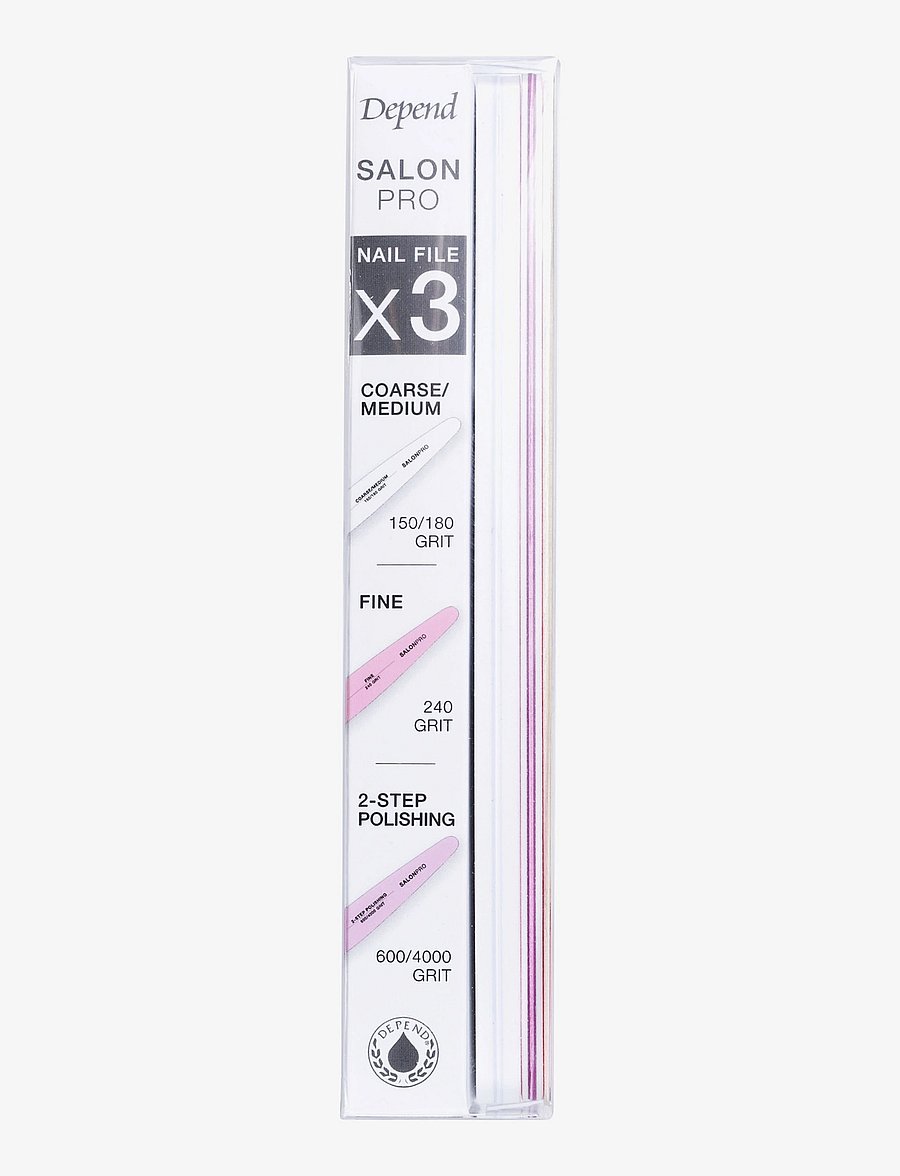 Depend Cosmetic - Nail file X3 SalonPro Kit - clear - 0