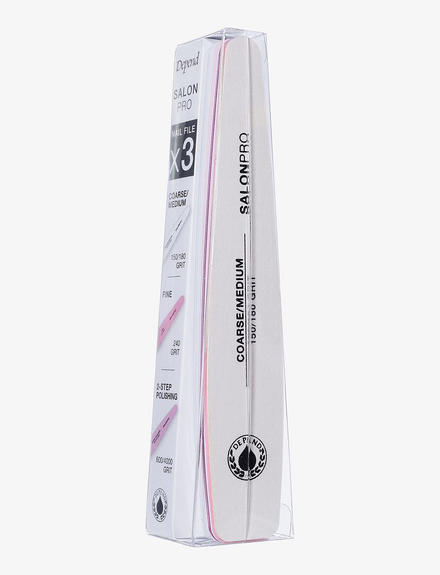 Depend Cosmetic - Nail file X3 SalonPro Kit - clear - 1