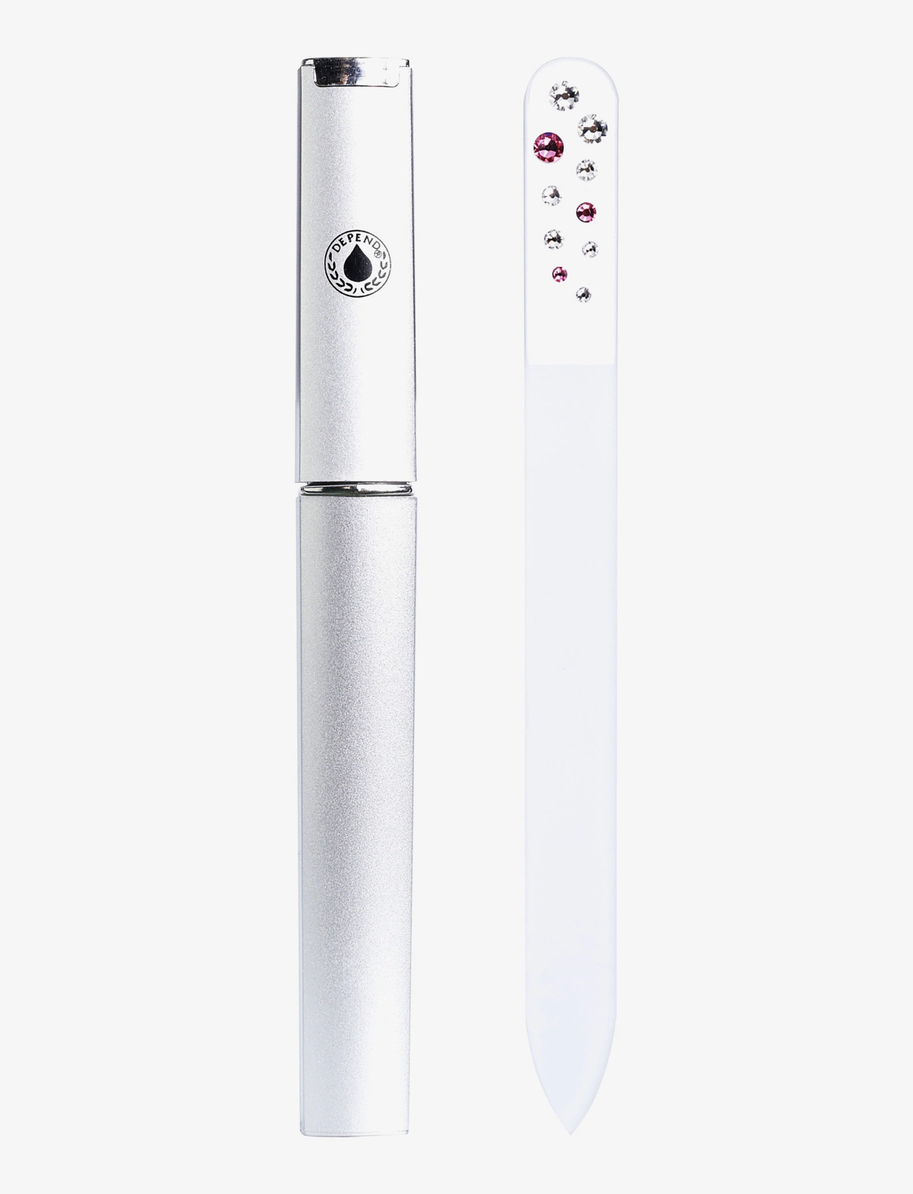 Depend Cosmetic - Glass Nail File Salon Pro with case - makeup - clear - 1