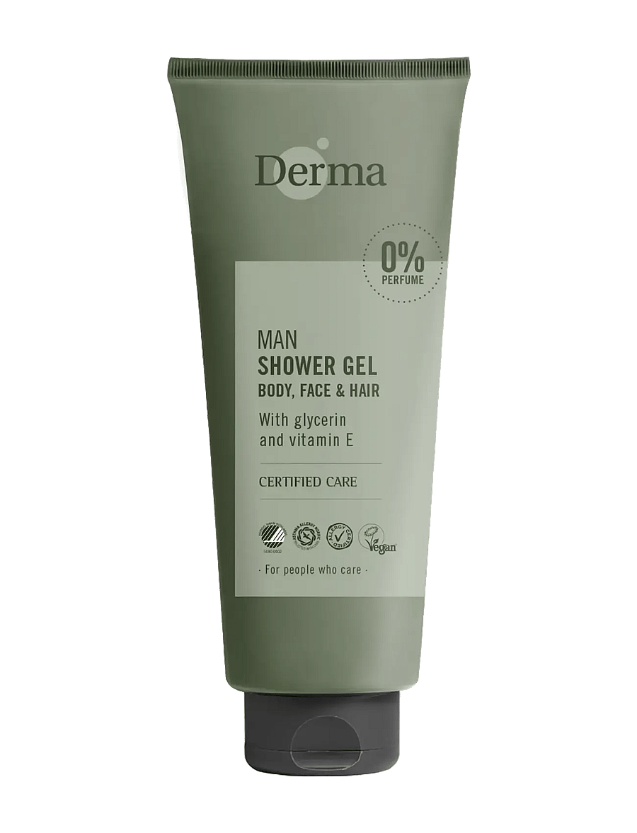 Derma - Derma Man Shower Gel Body, Face & Hair 350 ml x 6 - n/a - 0