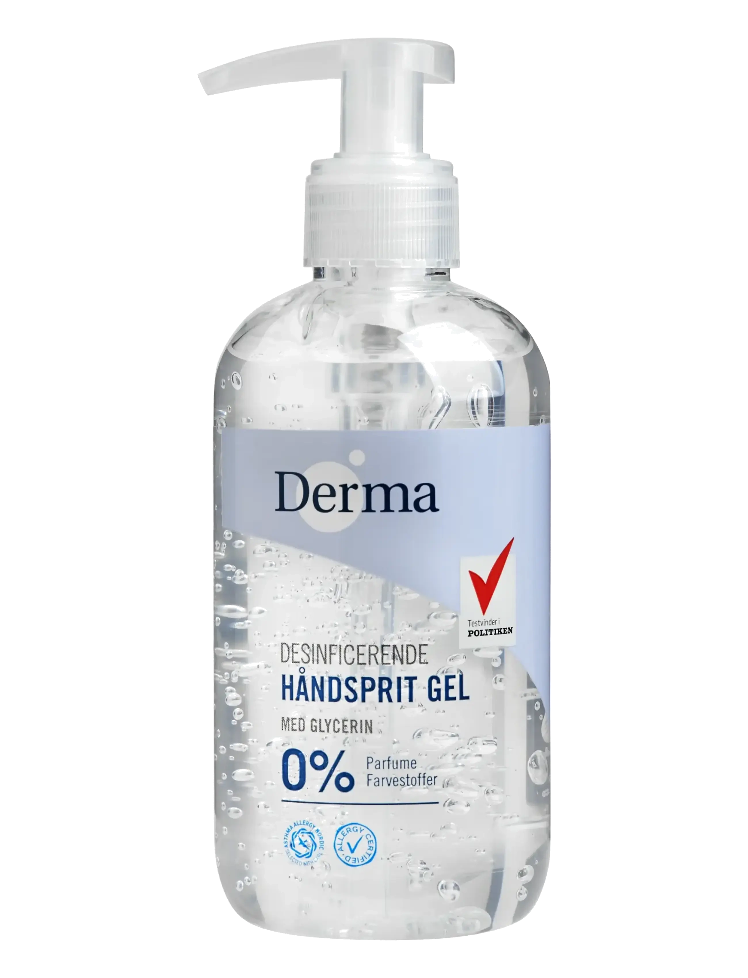 Derma Derma Håndsprit gel 250 ml x 6 - Derma - N/A / clear