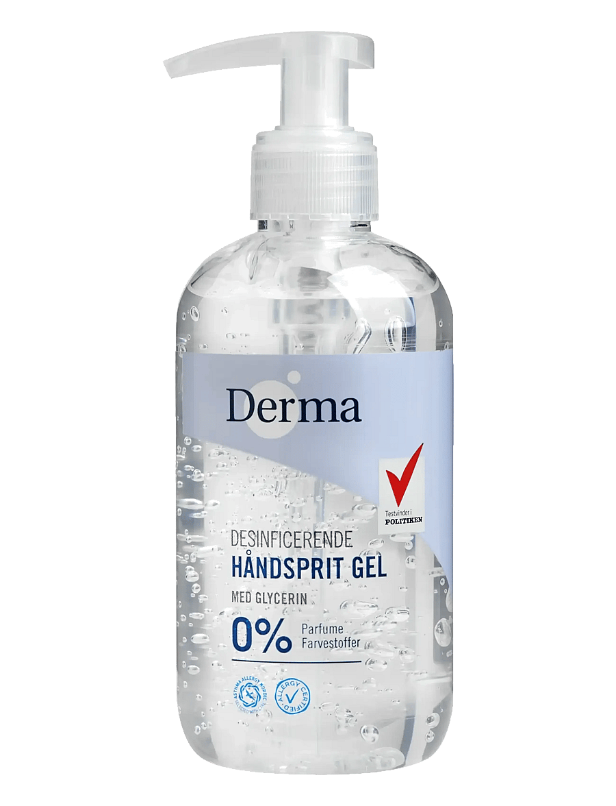 Derma - Derma Håndsprit gel 250 ml x 6 - n/a - 0