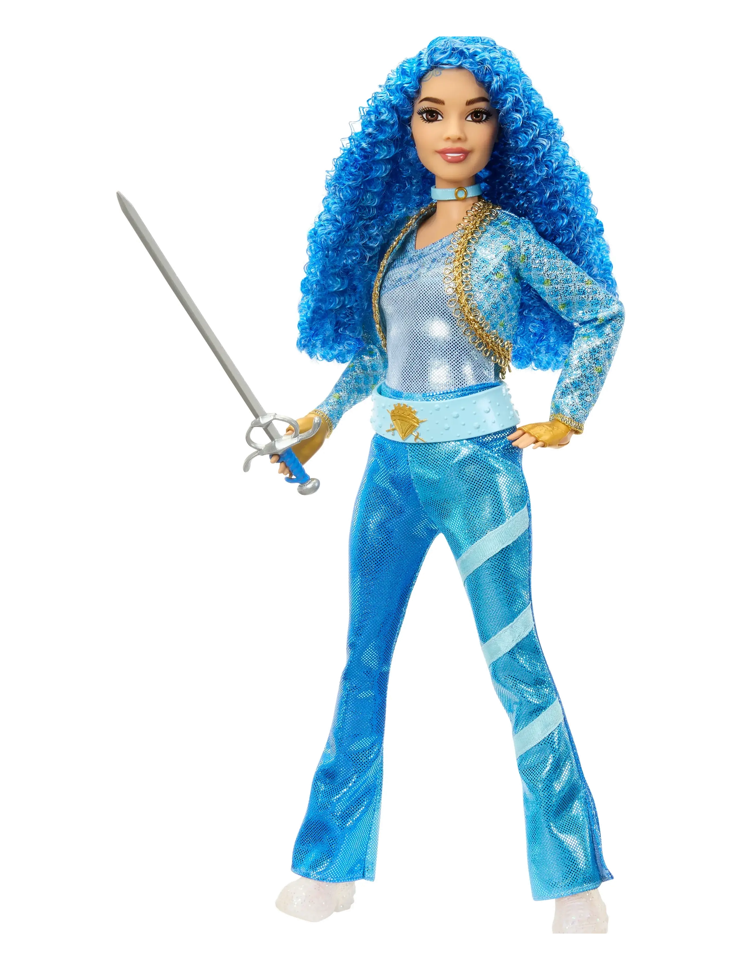 DESCENDANTS Disney Descendants: The Rise Of Rot , Princess Chloe Charming, Daughter Of Cinderella Doll Patterned - One Size - Kinder