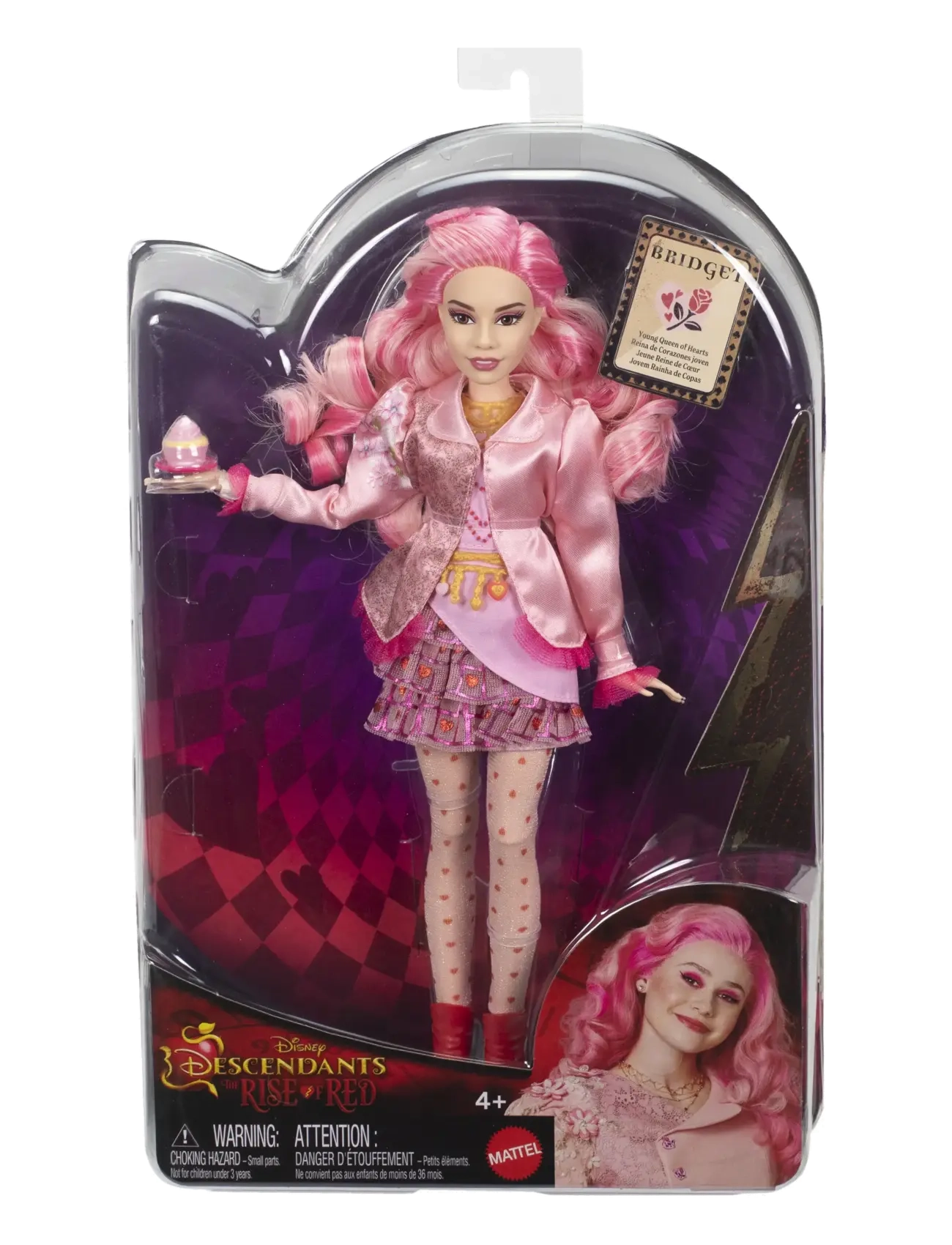 Descendants - Disney Descendants: The Rise Of Red Fashion Doll & Accessory - Bridget, Young Queen of Hearts - poupées - multi color - 3