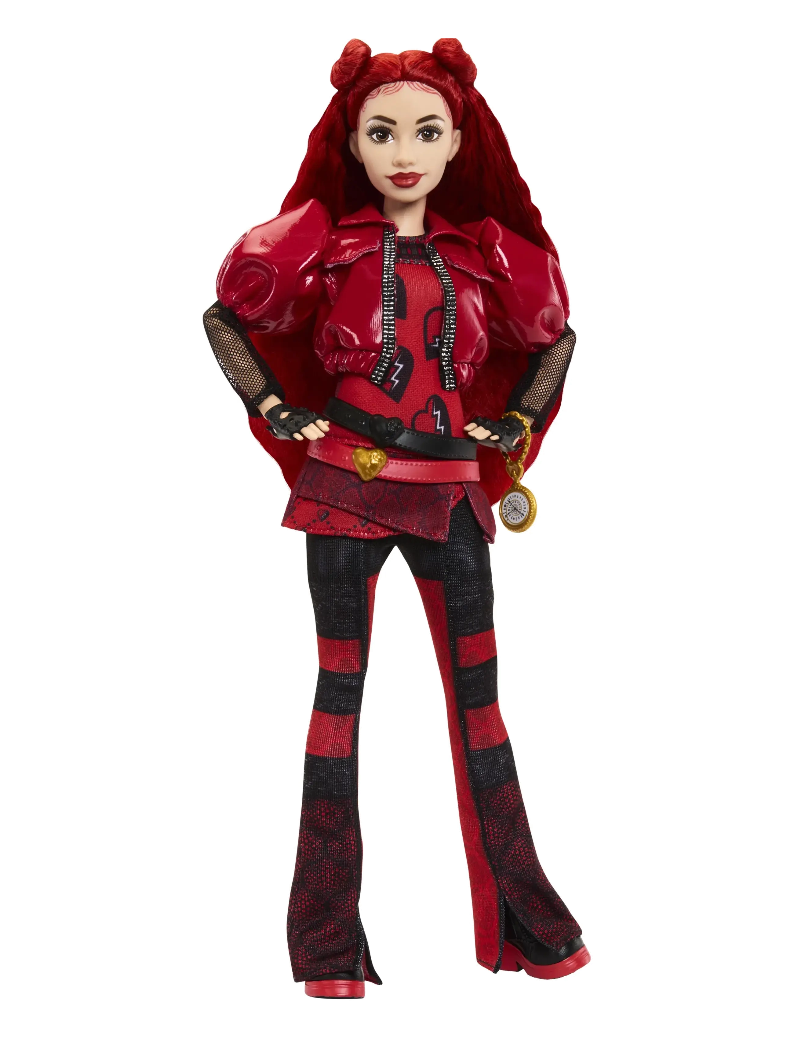 DESCENDANTS Disney Descendants: The Rise Of Rot , Rot, Daughter Of Queen Of Hearts Doll Patterned - One Size - Kinder