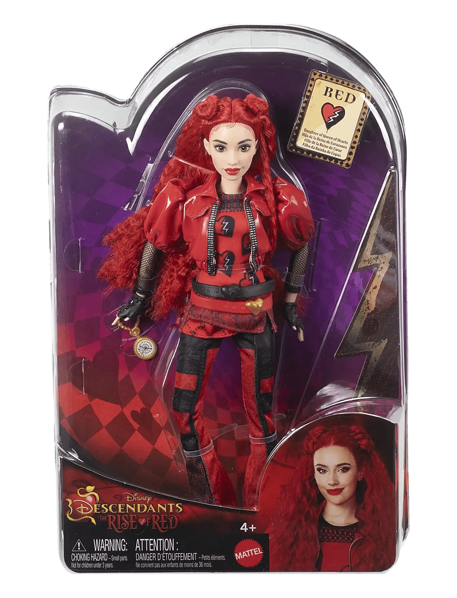 Descendants - Disney Descendants: The Rise Of Red , Red, Daughter of Queen of Hearts Doll - puppen - multi color - 3