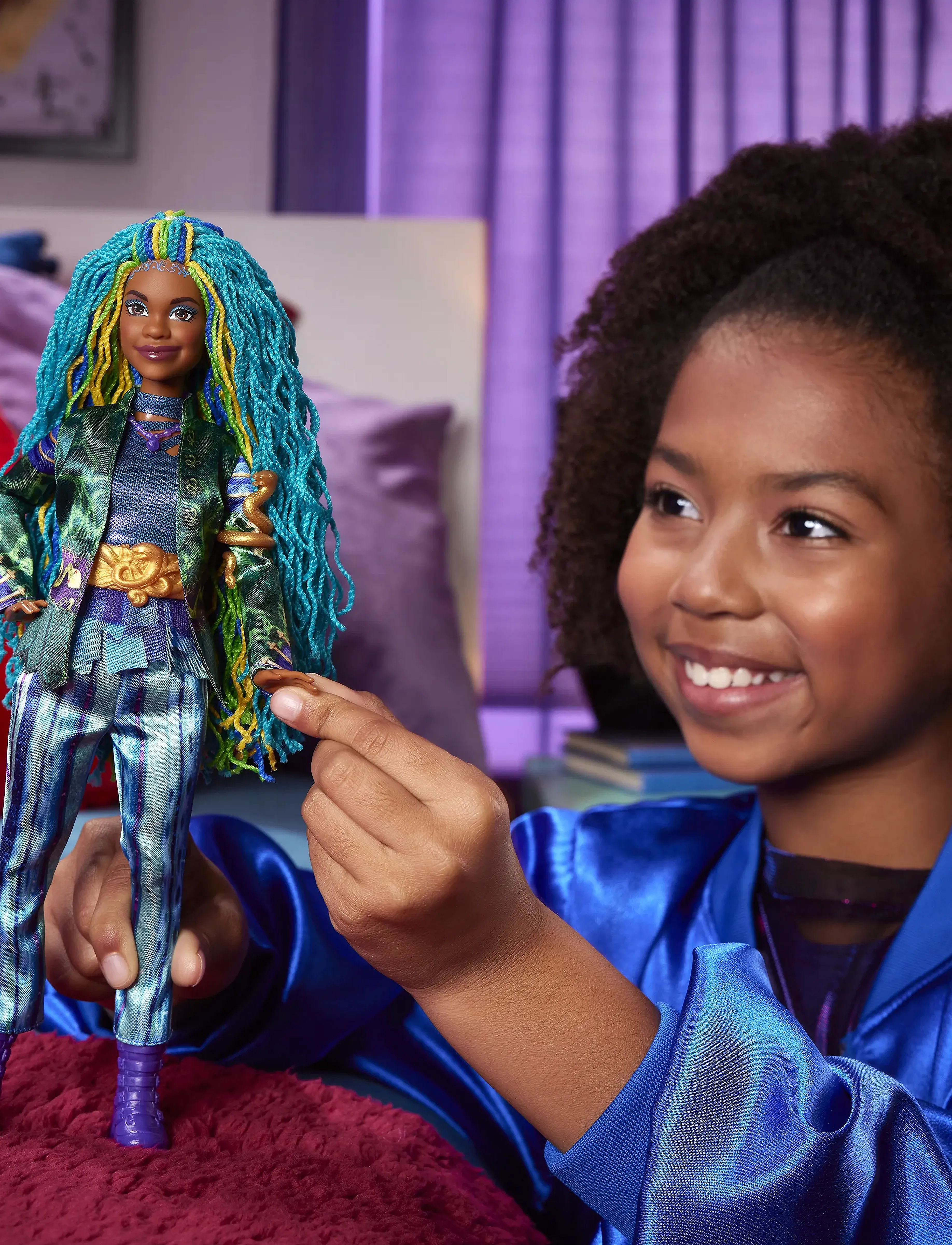 Descendants Disney Descendants: The Rise Of Red, Uliana, Younger Sister Of Ursula Doll, One Size, Multi/patterned, Dukker Og Tilbehør > Dukker, Børn