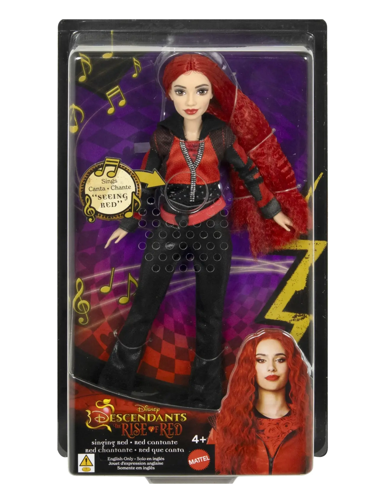 Descendants - Disney Descendants: The Rise Of Red , Singing Red Doll - poupées - multi color - 5