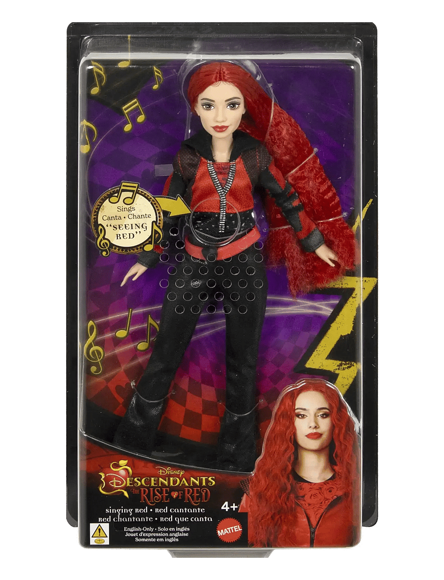 Descendants - Disney Descendants: The Rise Of Red , Singing Red Doll - nukud - multi color - 5