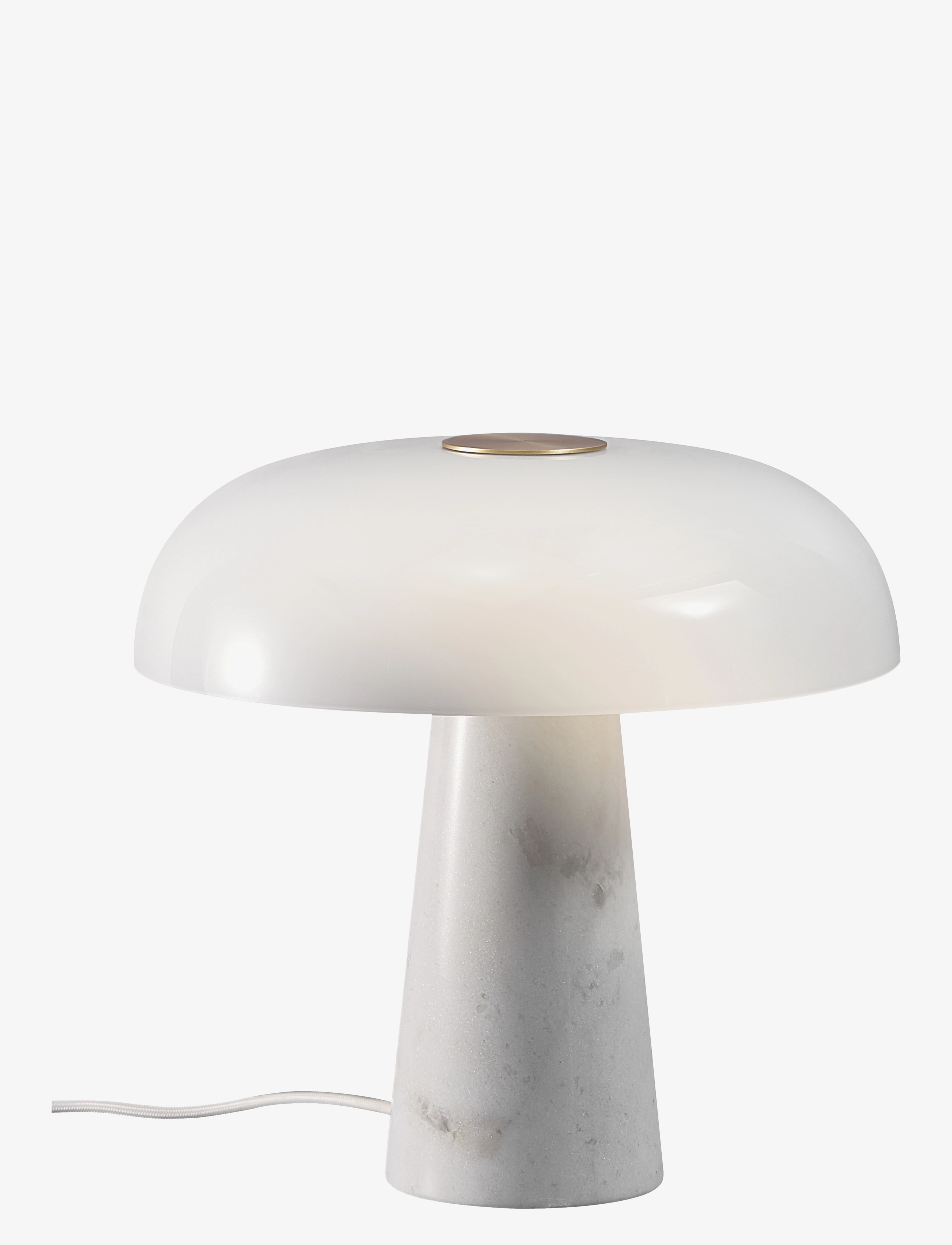 Design For The People Glossy | Bordlampe, Bordlampe, Hvid, Str: Ø32.0X32.0CM