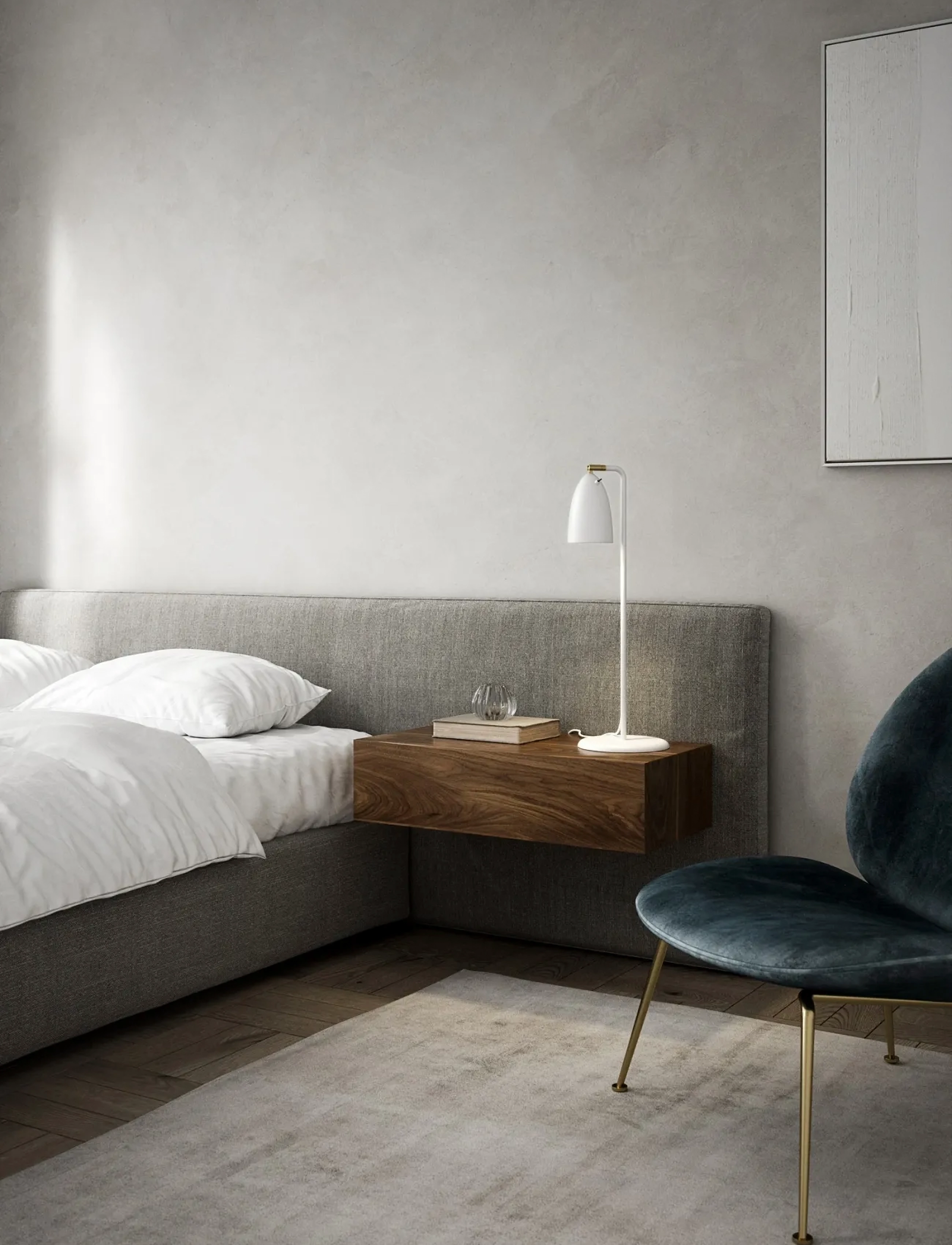 Design For The People Nexus 2 | Bordlampe, H66 cm, Lamps, Weiß - Table Homeware