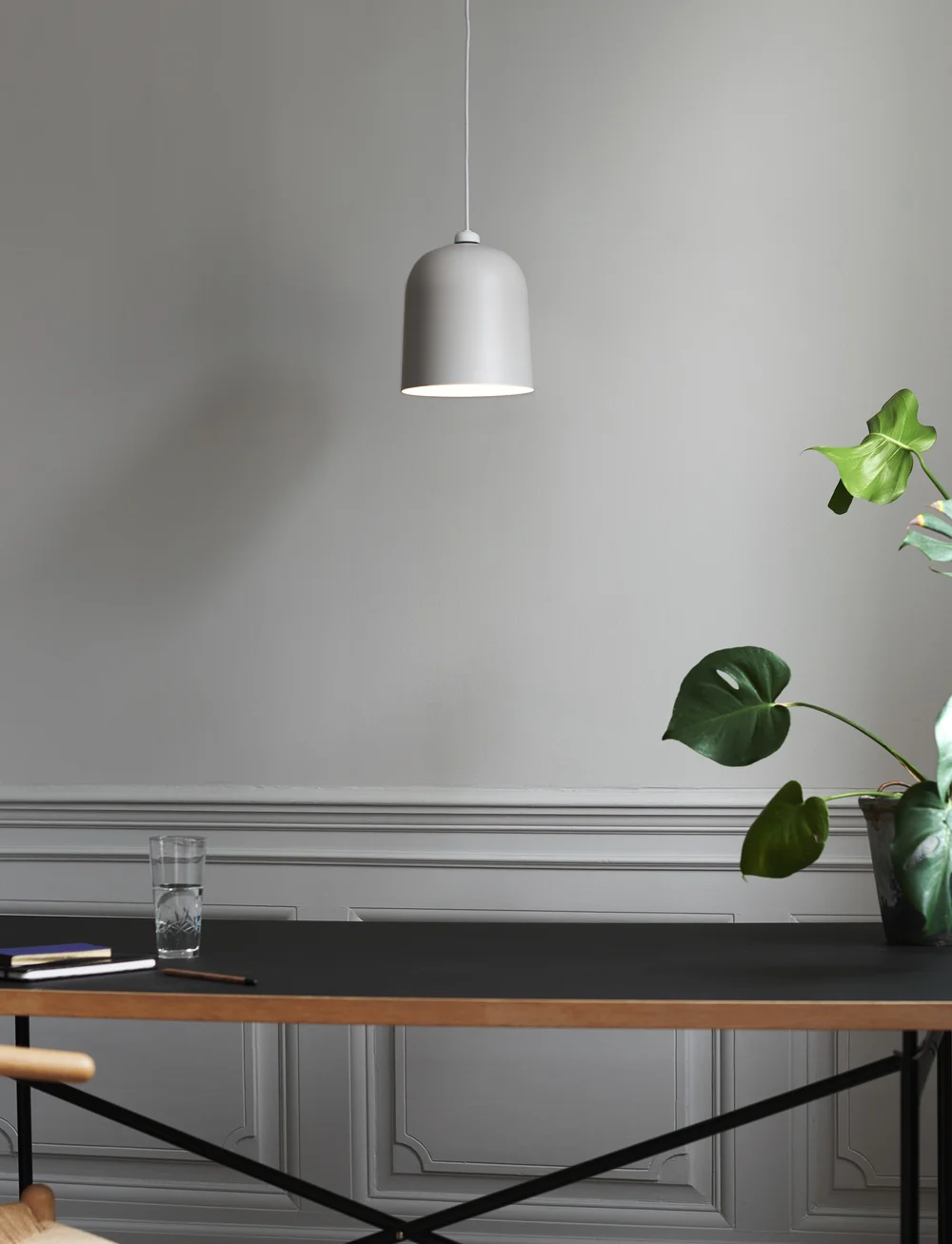 Design For The People - Angle | Pendant | E27 - pendellampen - white/telegrey - 2