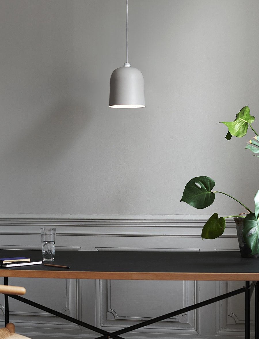 Design For The People - Angle | Pendant | E27 - pendellampen - white/telegrey - 0