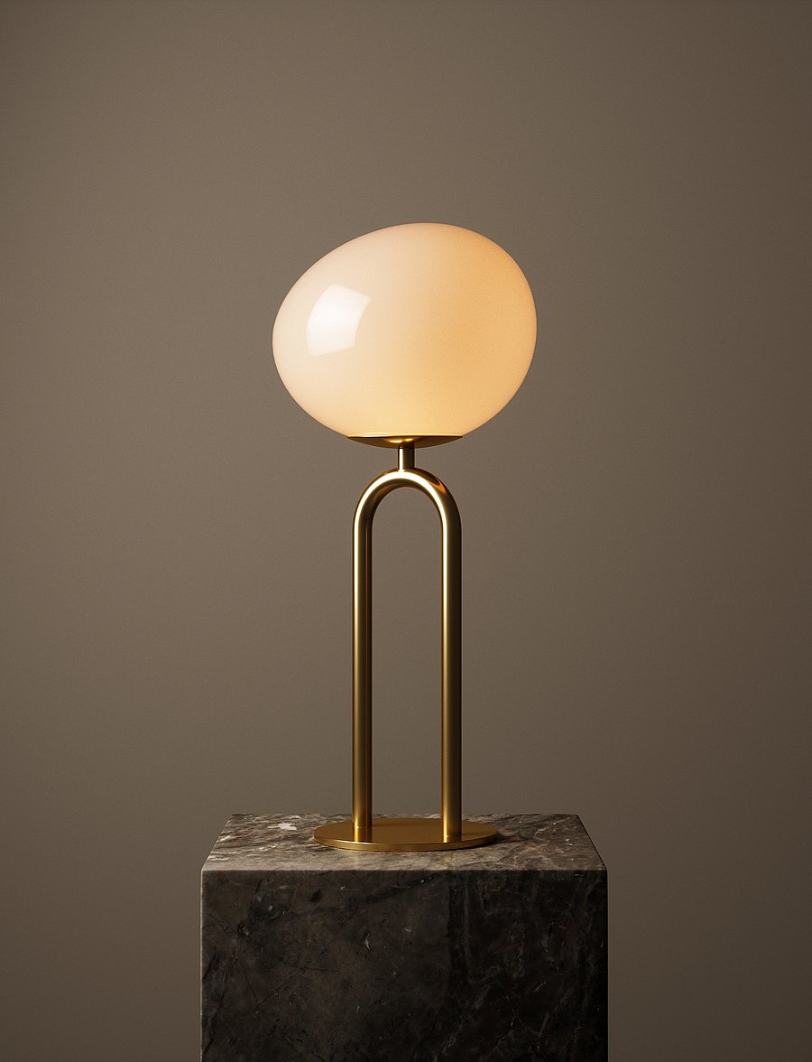 Design For The People - Shapes | Table - schreibtisch- & tischlampen - brass - 0