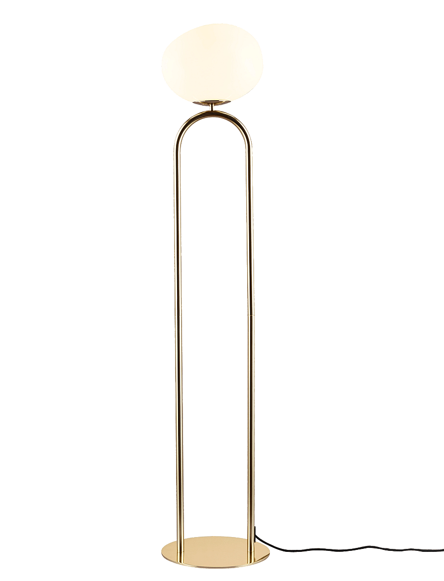 Design For The People - Shapes | Floor - stehlampen - brass - 3