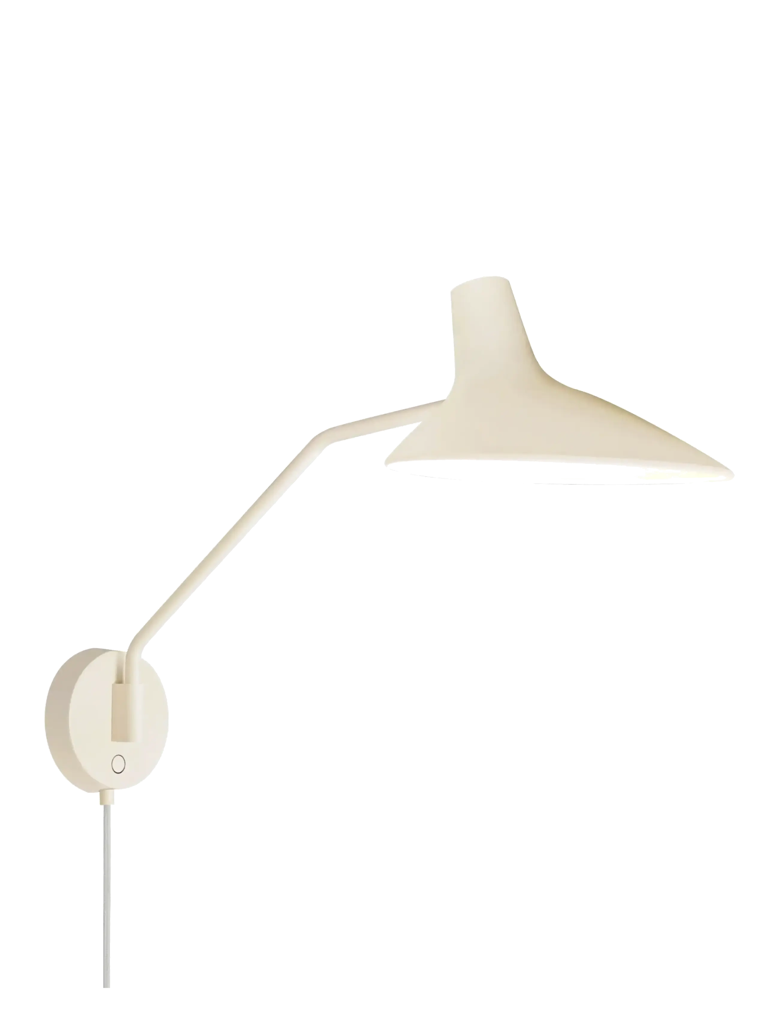 Design For The People Darci | Væglampe, Væglampe, Creme, Str: Ø 22.5 CM