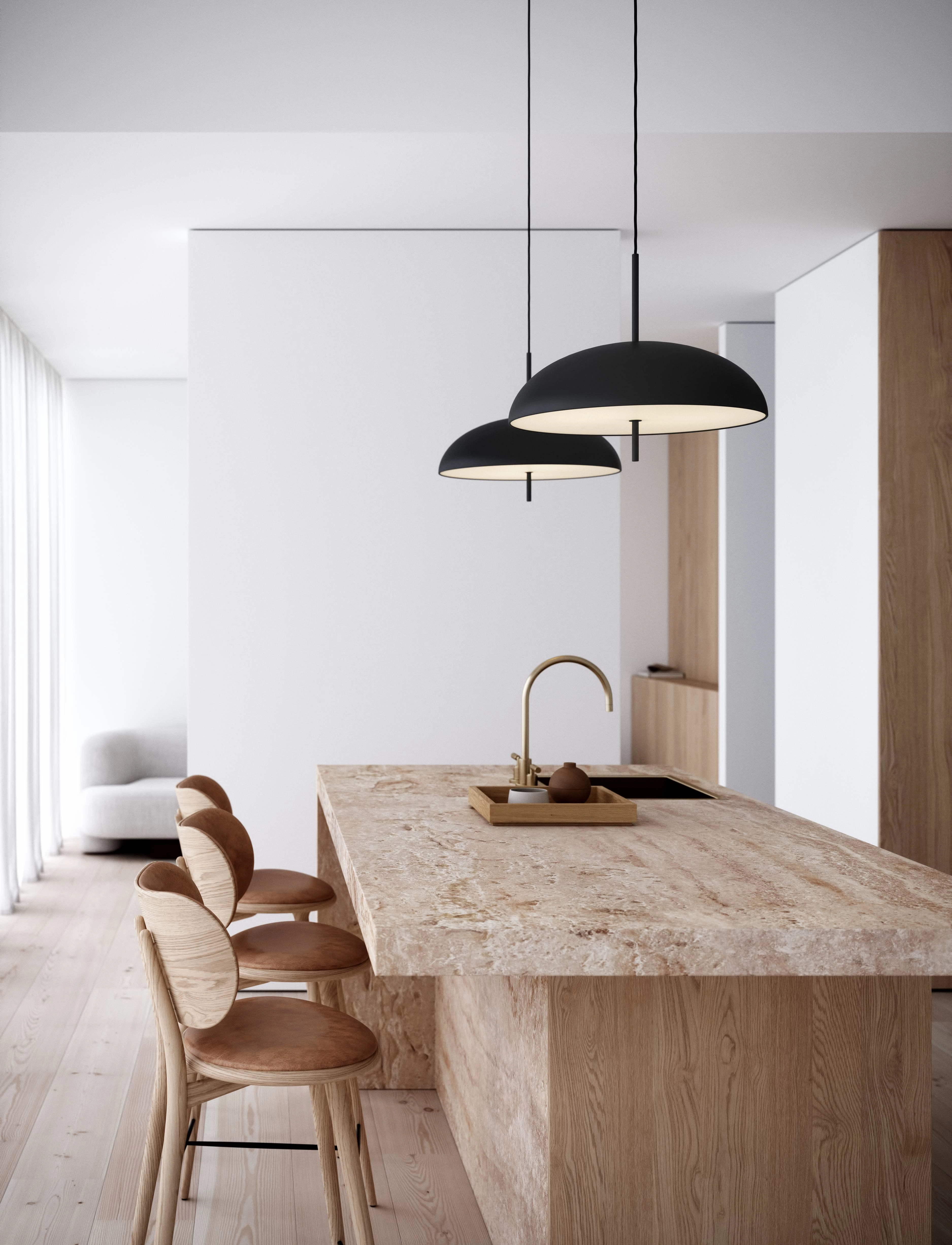 Design For The People Versale | Pendel, Ø 49.5 cm, Ceiling Lamps, Schwarz - Pendant Homeware