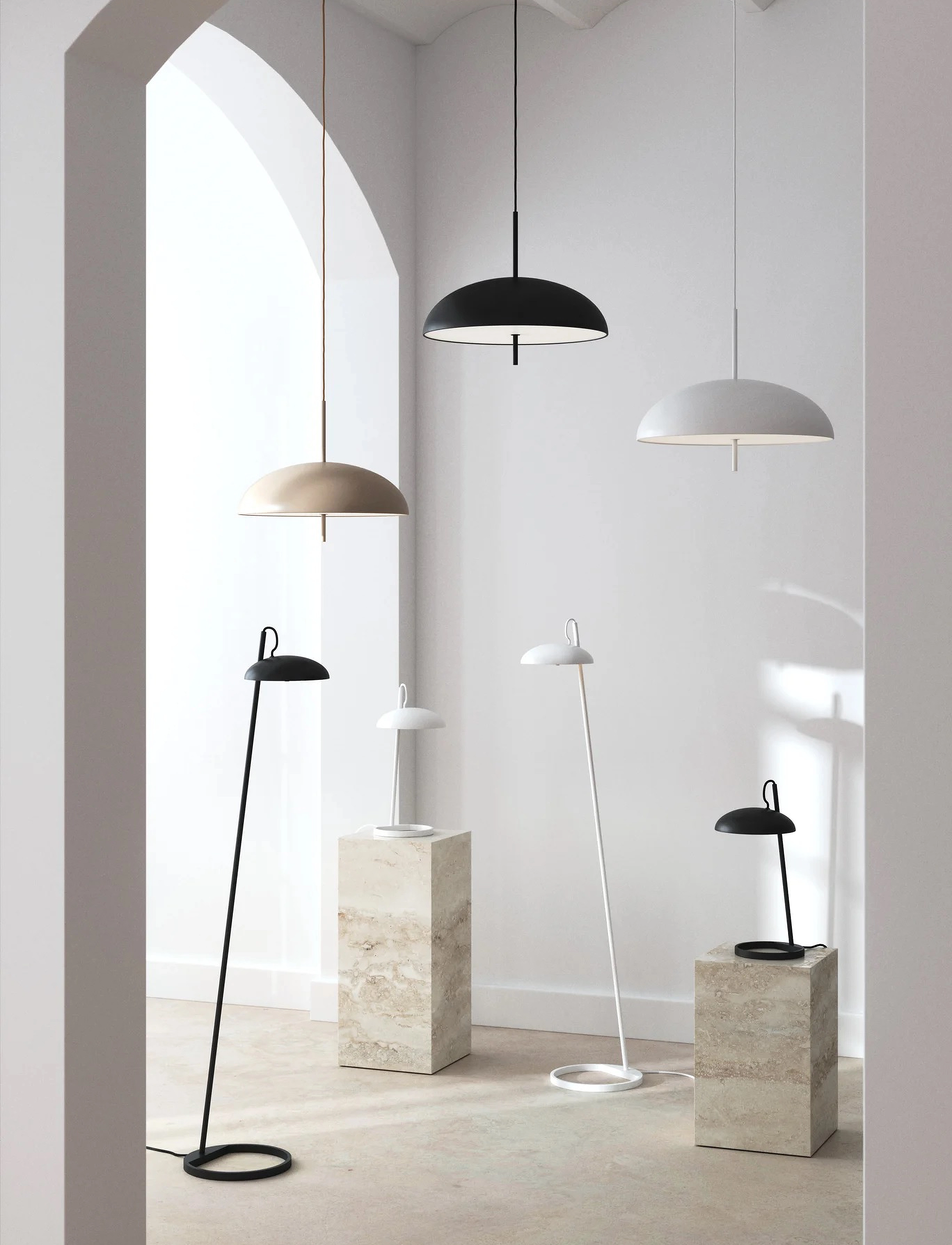 Design For The People Versale | Pendel, Ø 49.5 cm, Ceiling Lamps, Grau - Pendant Homeware