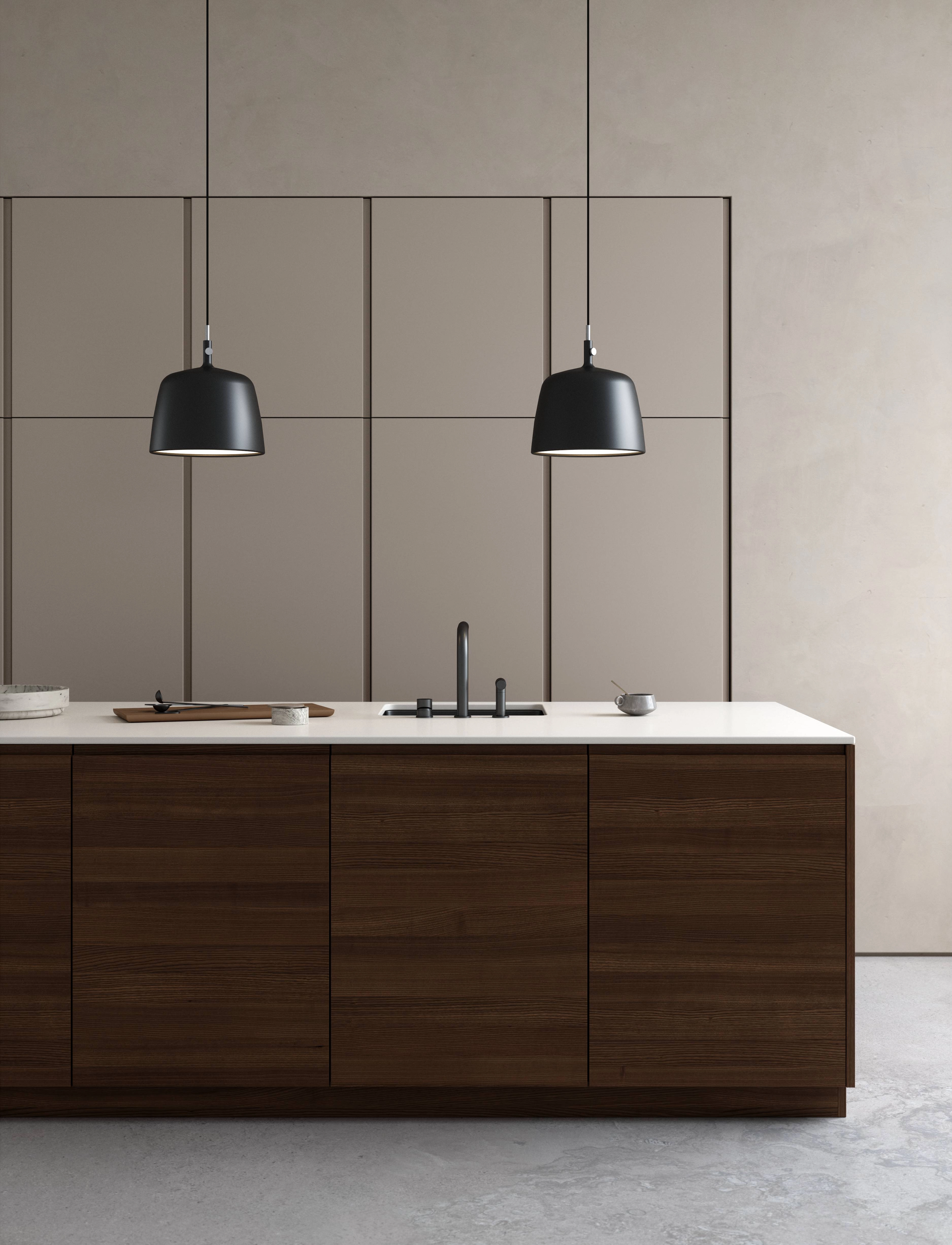 Design For The People Norbi 30 | Pendel Sort, Ø cm, Ceiling Lamps, Schwarz - Pendant Homeware