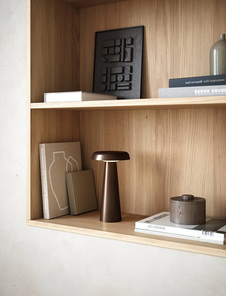 Design For The People - Arcello | Table - mobile lampen - brown brass - 0