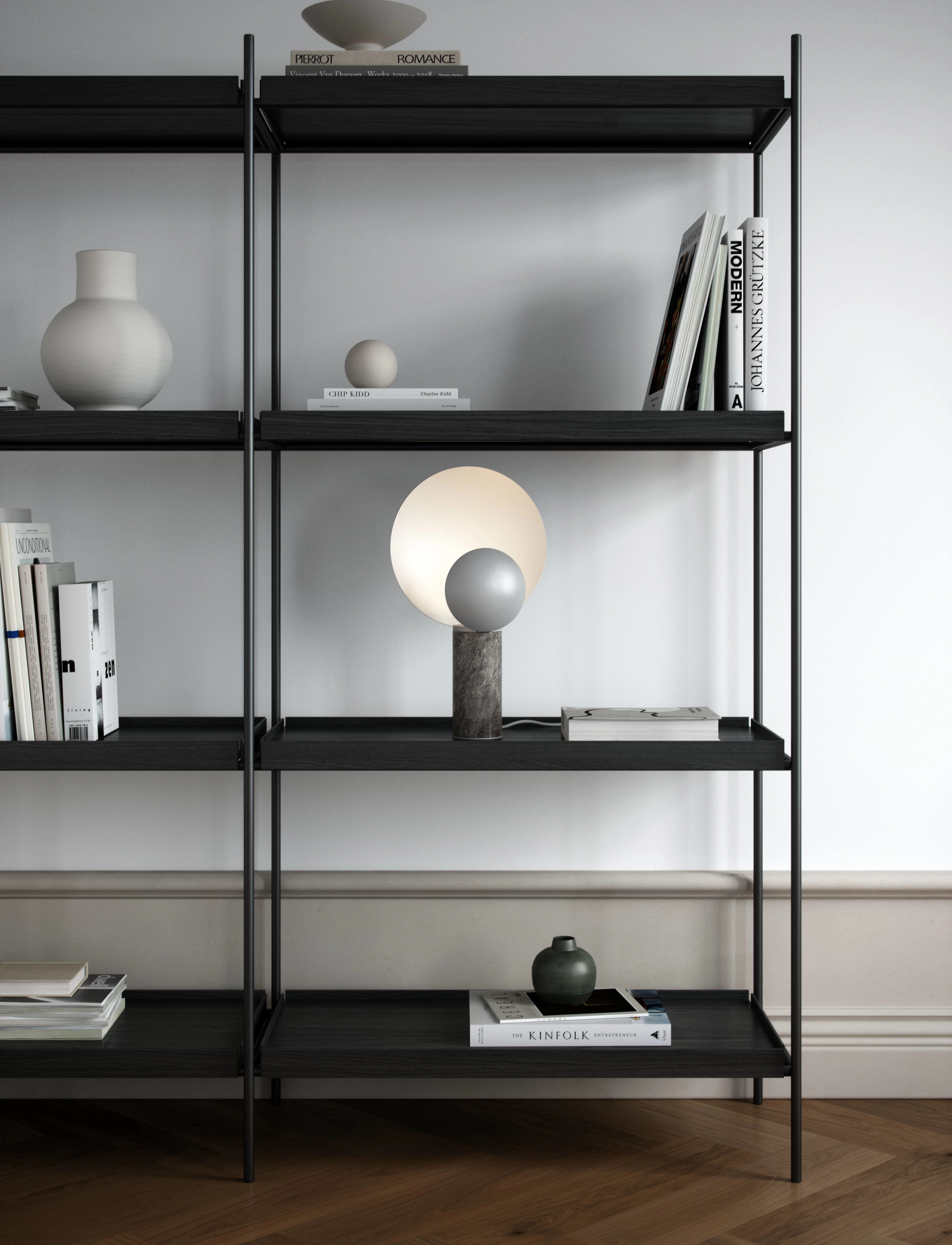 Design For The People Caché | Bordlampe, Ø30X49 cm, Lamps, Grau - Table Homeware