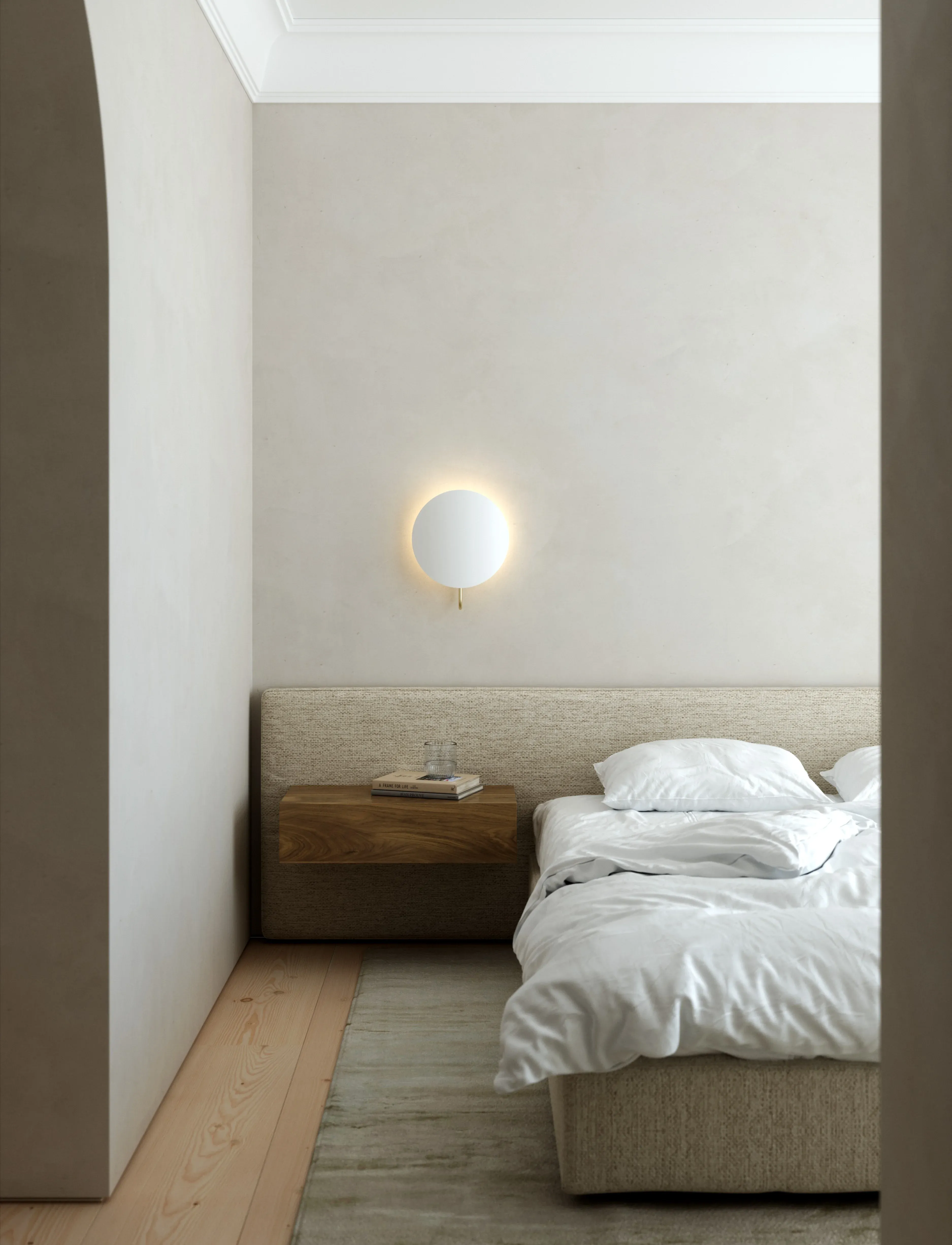 Design For The People Spargo | Væglampe, Ø 32 cm, Lamps, Weiß - Wall Homeware