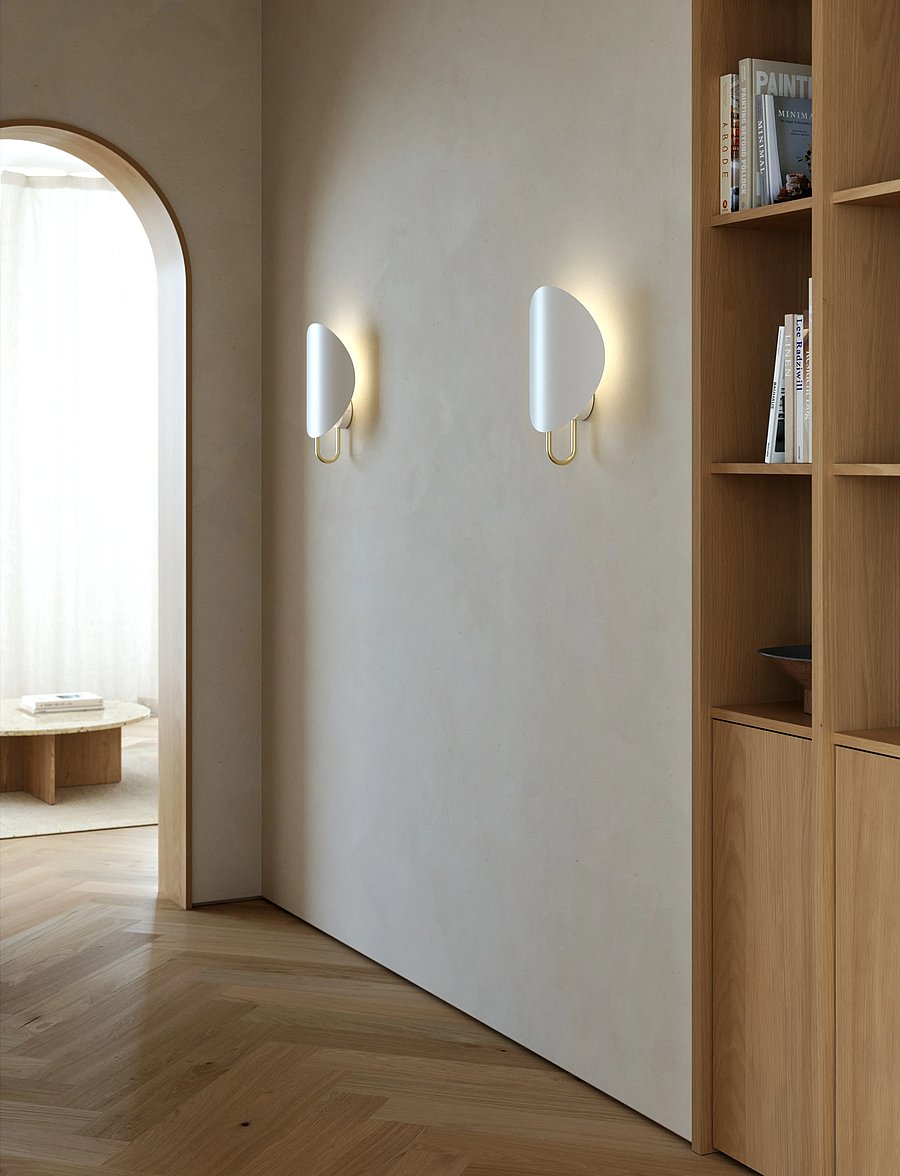 Design For The People - Spargo | Wall light - white/brass - 4
