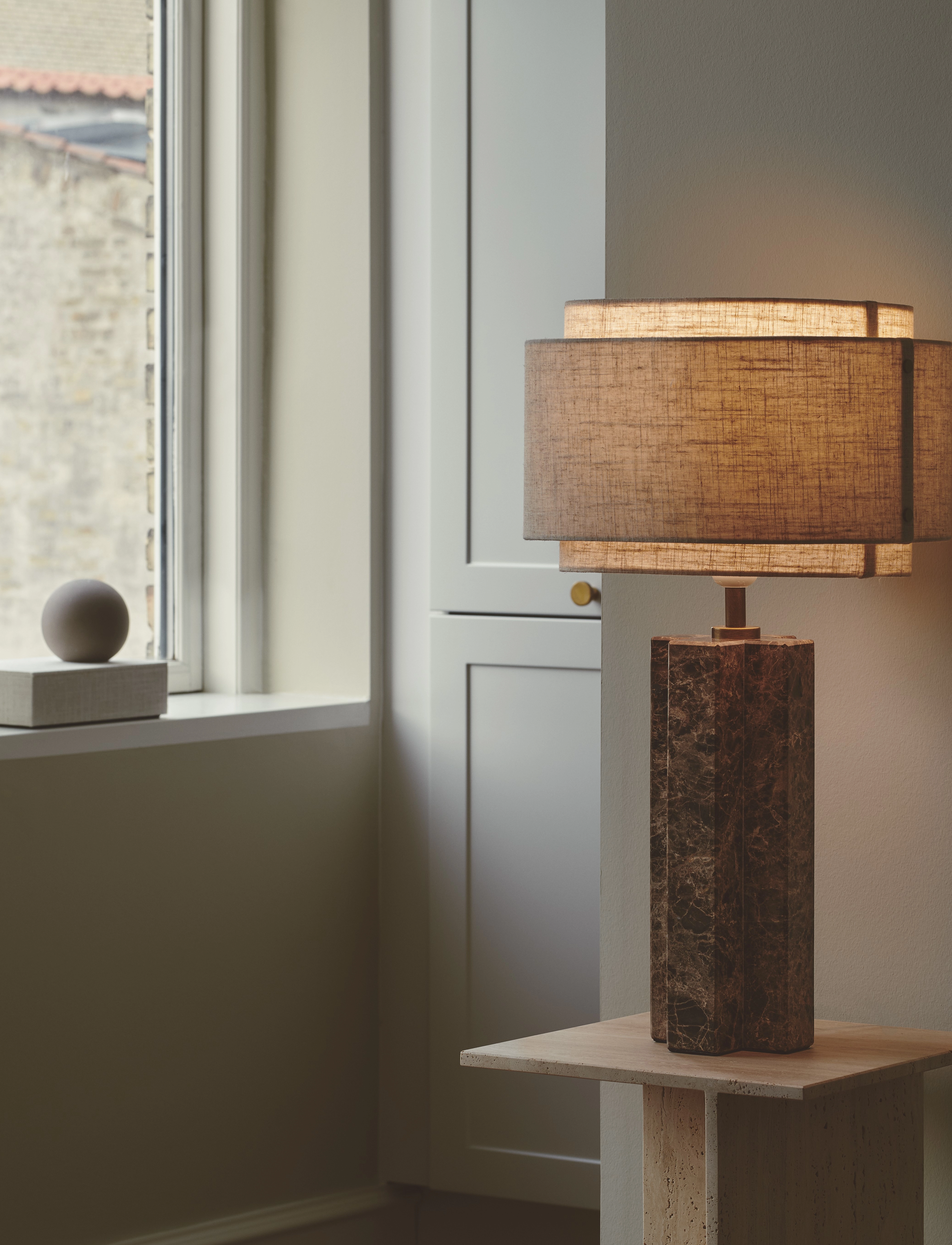 Design For The People Takai | Bord, H55 cm, Lamps, Beige - Table Homeware