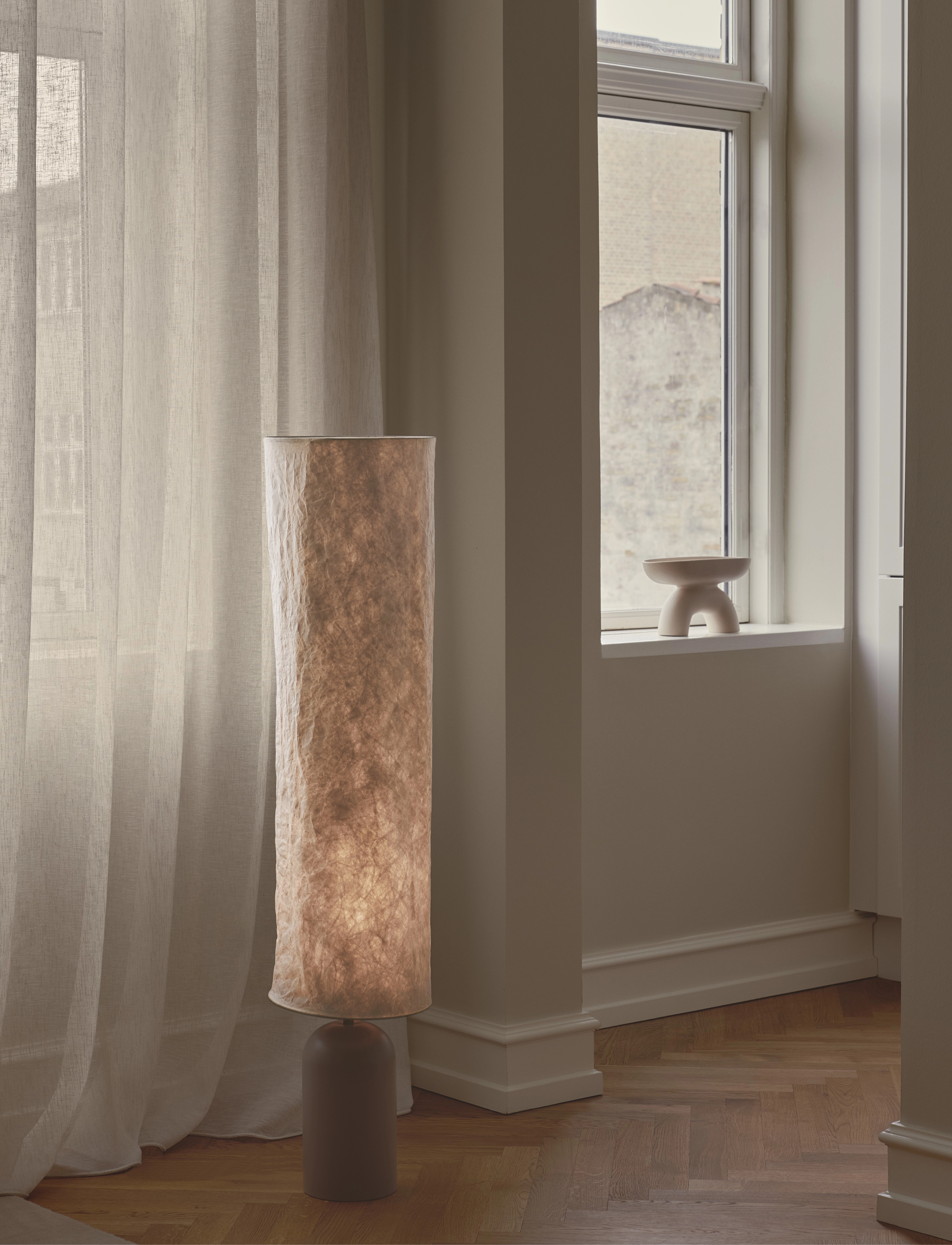 Design For The People Talli | Gulvlampe, H113.5 cm, Lamps, Beige - Floor Homeware