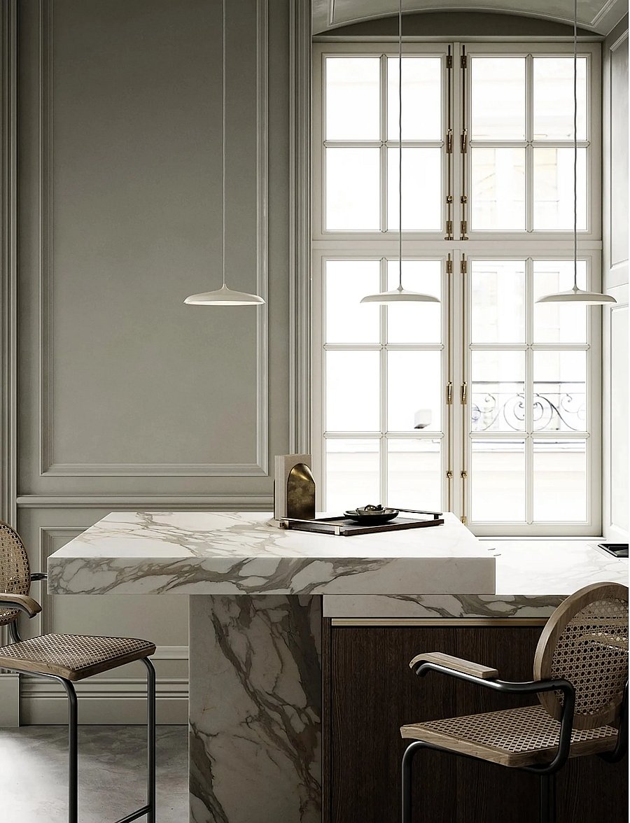 Design For The People - Artist 25 | Pendant - rippvalgustid - beige - 4