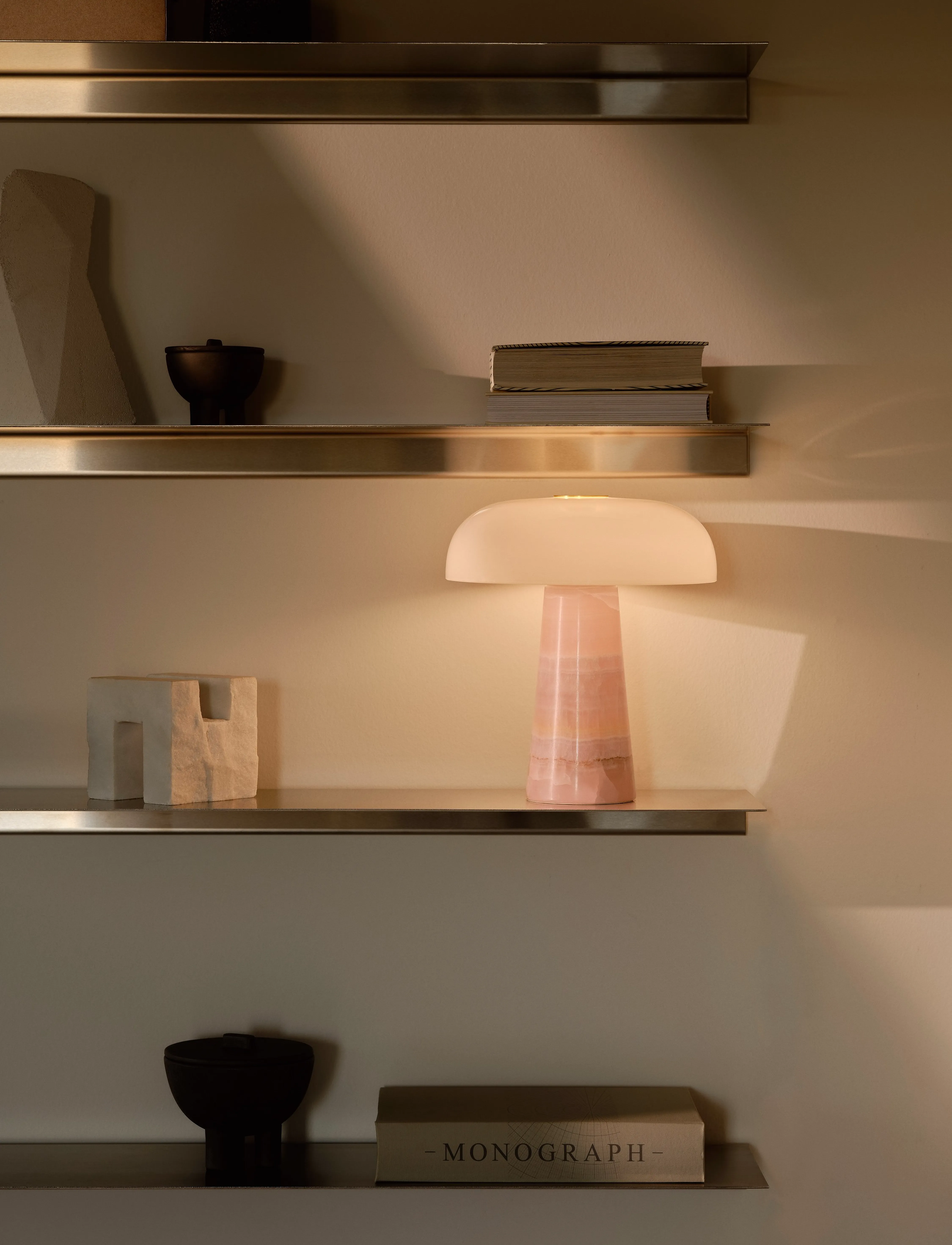 Design For The People Glossy Mini | Bordlampe, Ø 22.3 cm, Lamps, Rosa - Table Homeware