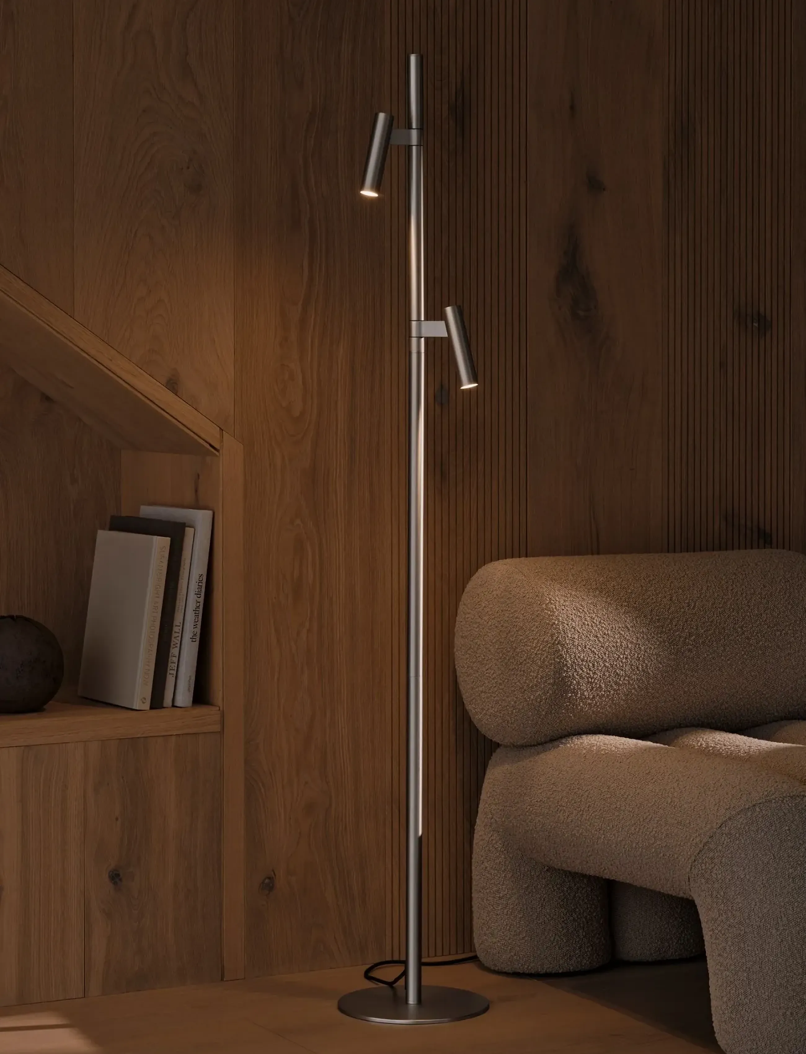 Design For The People Makoto | Gulvlampe, H150 cm, Lamps, Silber - Floor Homeware