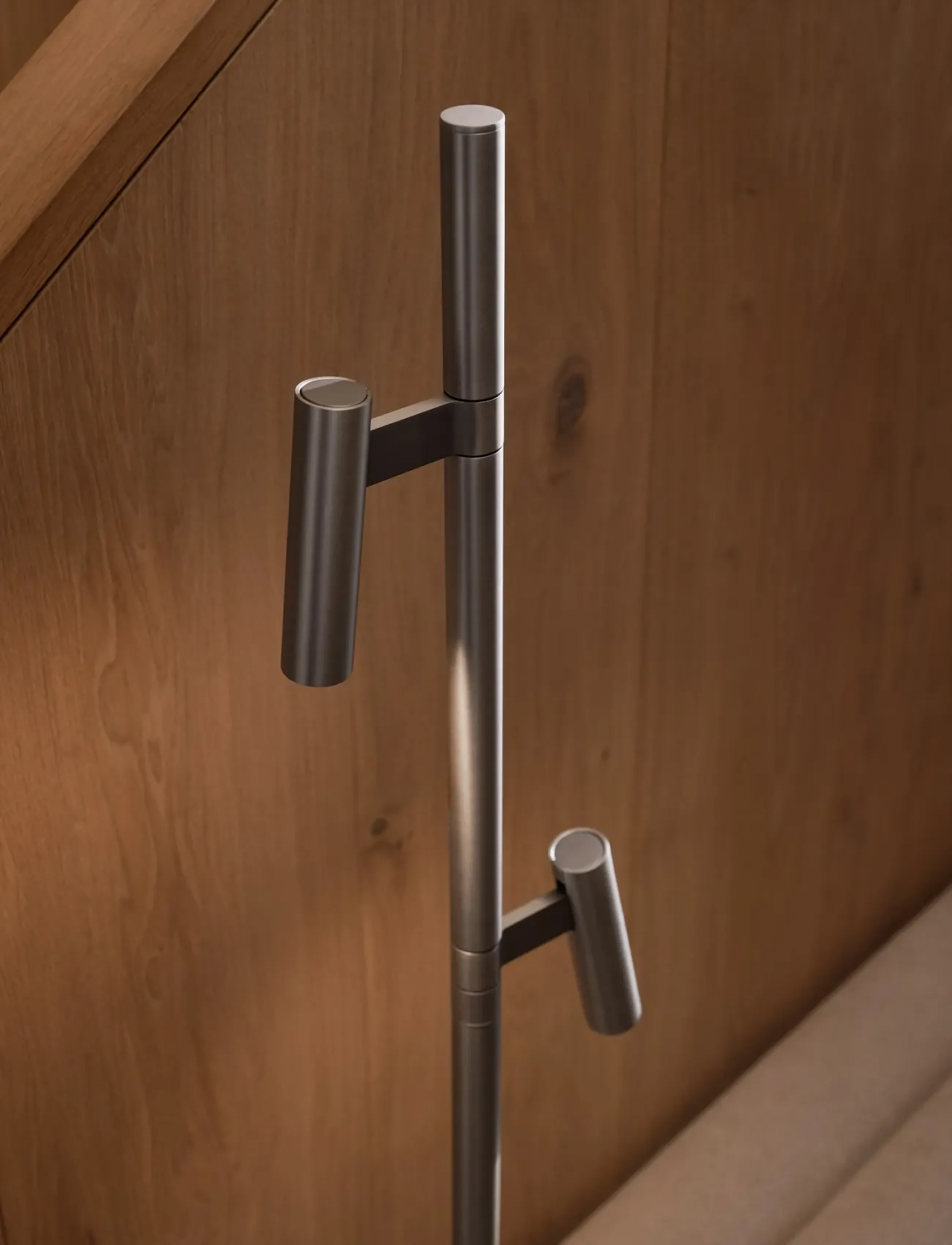 Design For The People - Makoto | Floor lamp - lampy podłogowe - satin chrome - 3