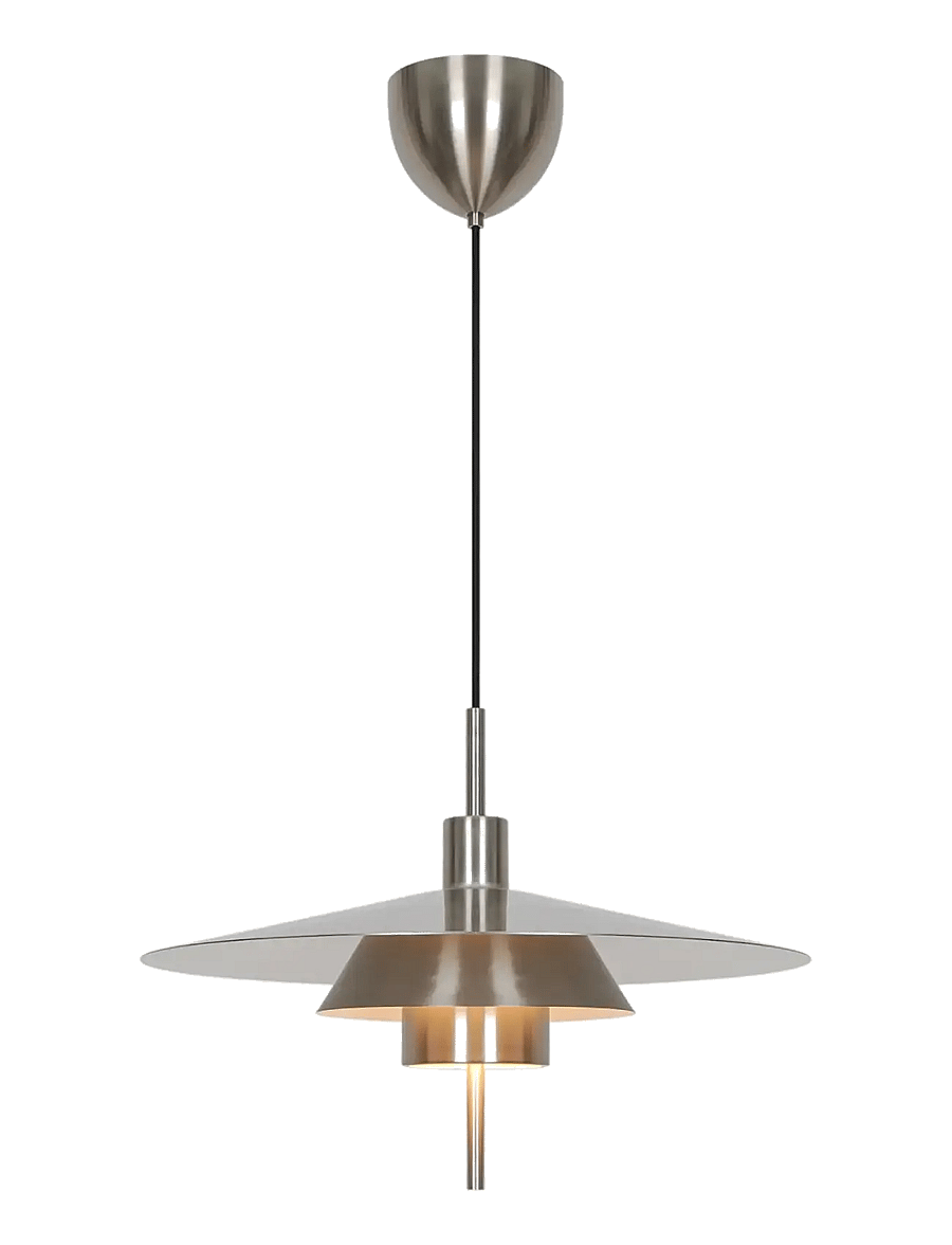 Design For The People - Latika | Pendant - pendellampen - brushed chrome - 1
