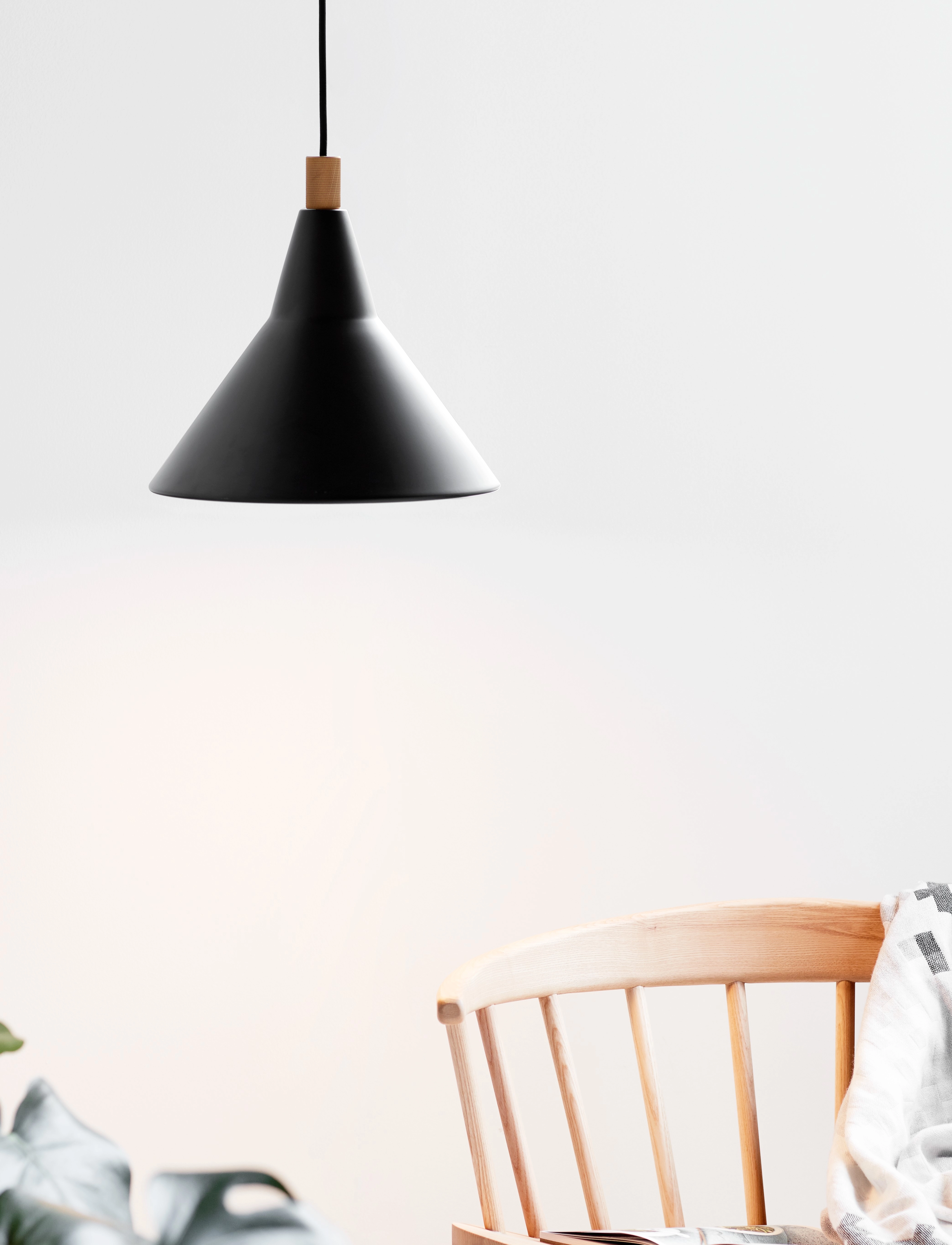 Design For The People Brassy | Pendel Sort, Ø 30.4 cm, Ceiling Lamps, Schwarz - Pendant Homeware